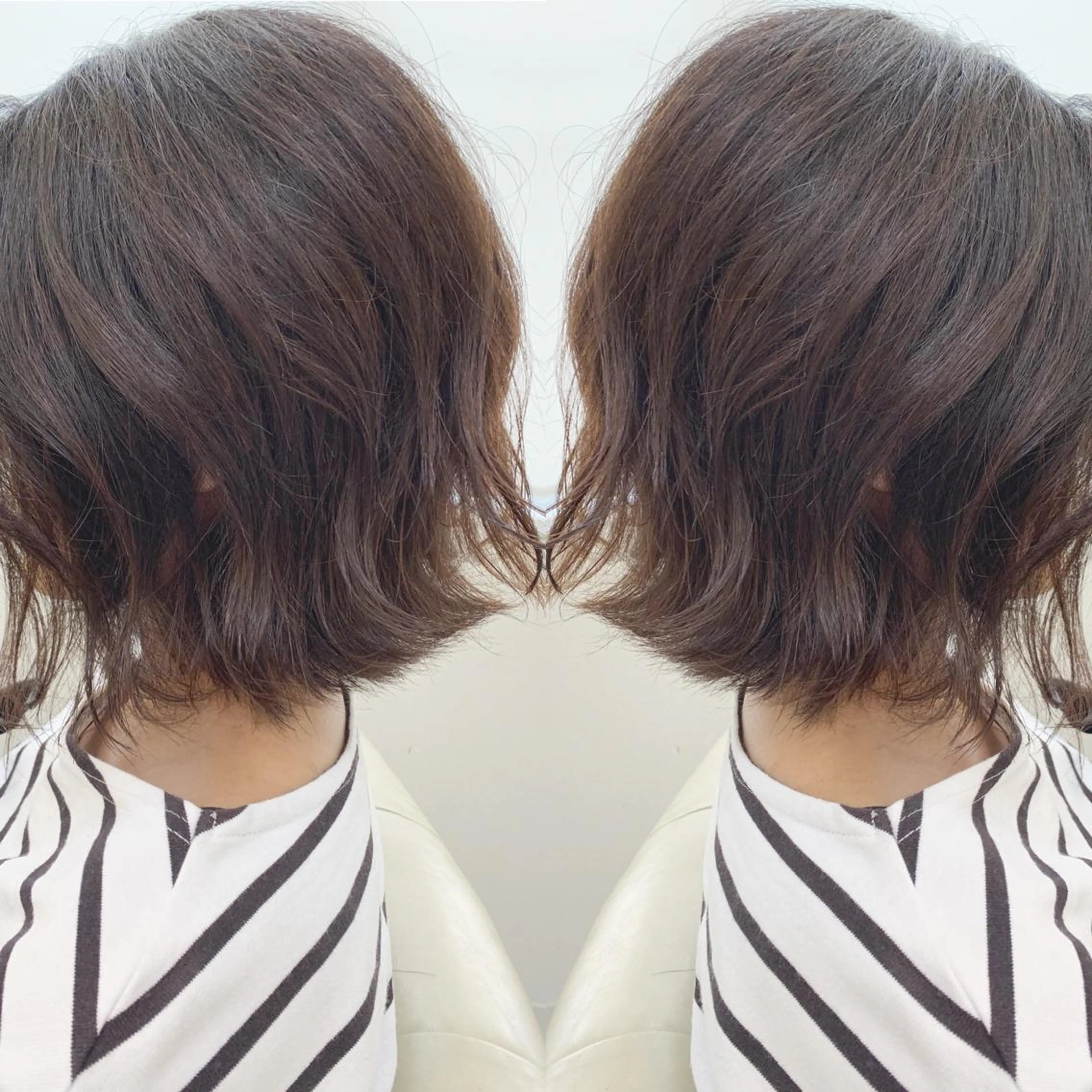 ショート ボブ 外ハネヘア カット H所属・H (エイチ) 烏丸御池店のヘアスタイル