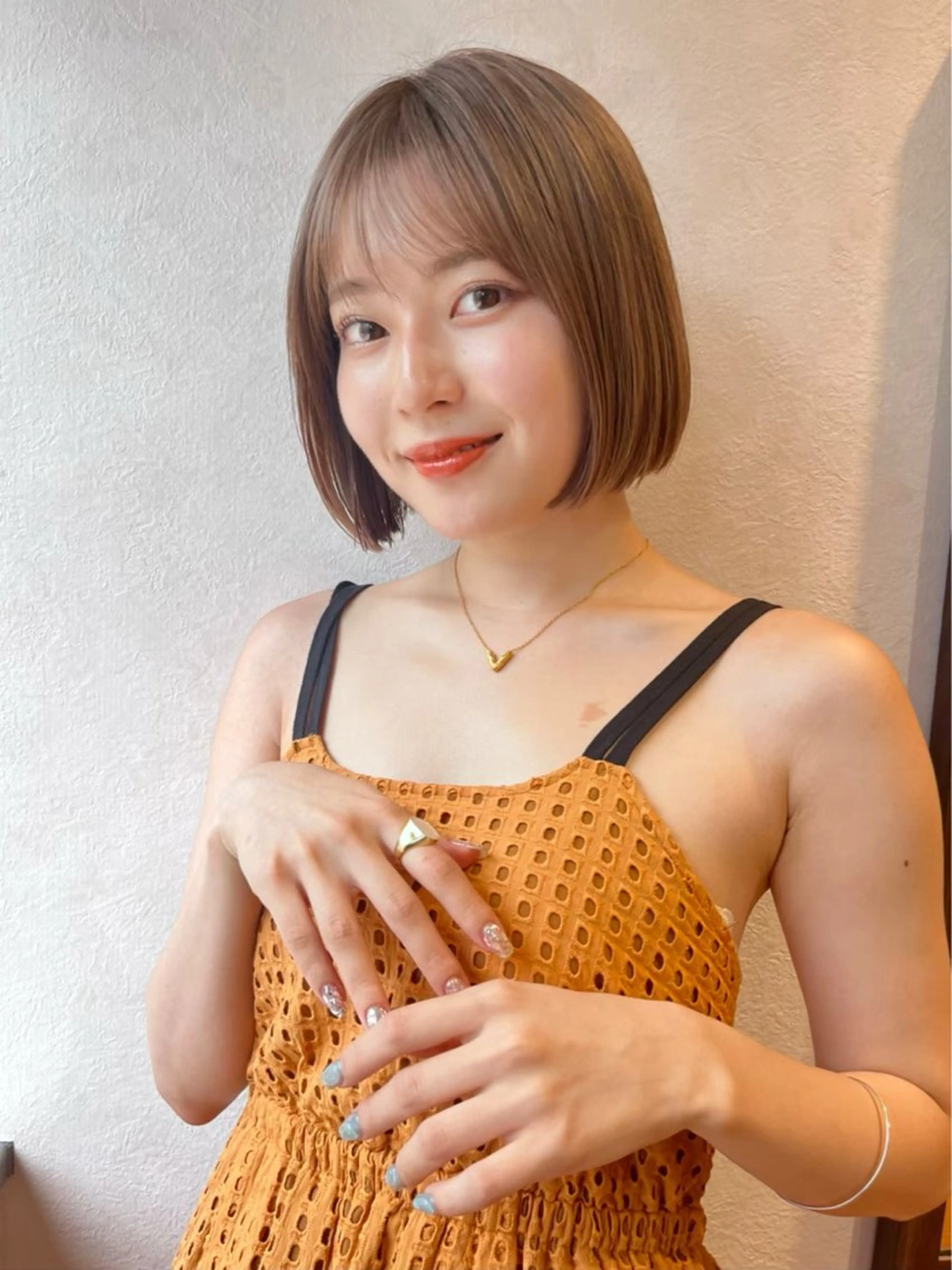 ショート カット ヘアカラー トリートメント 👑白髪ケア👑 ウメダナオヤのヘアスタイル