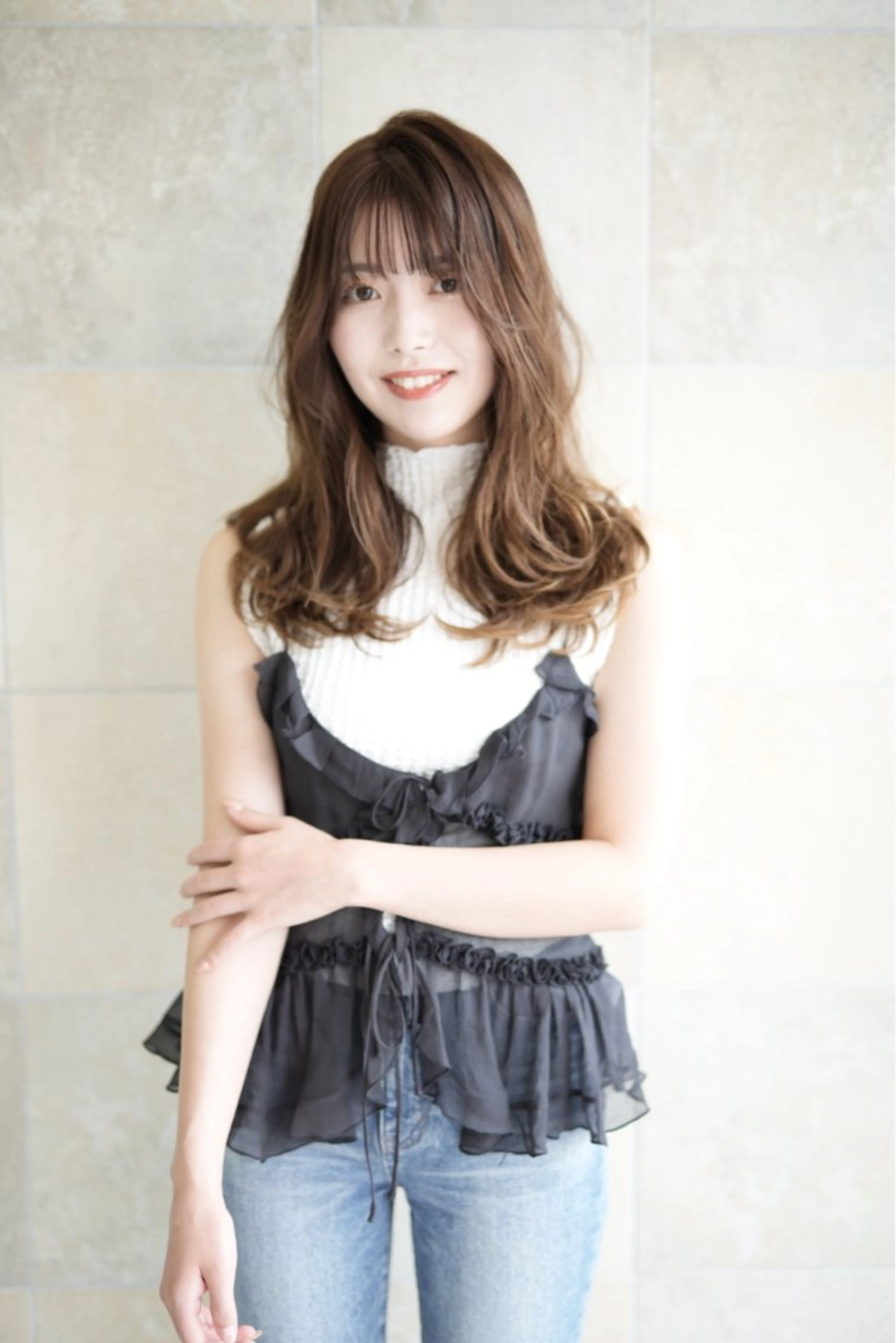 ロング ✂️モデル募集✂️ 嶌野衣純のヘアスタイル