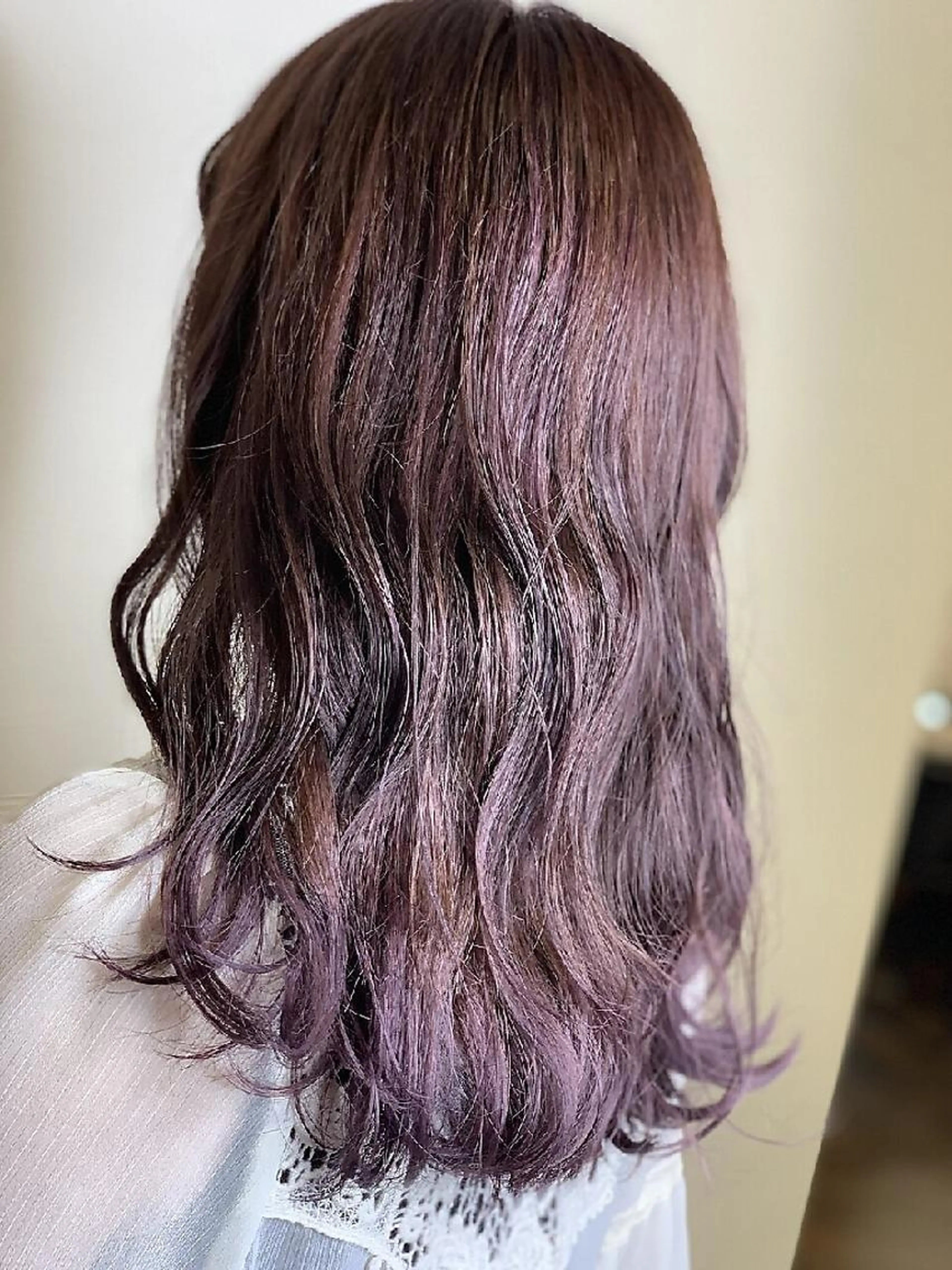 《ブリーチなし》トレンドのカット➕ダブルカラー➕トリートメント《レイヤーカット/ボブ/顔周りレイヤー/前髪》の写真