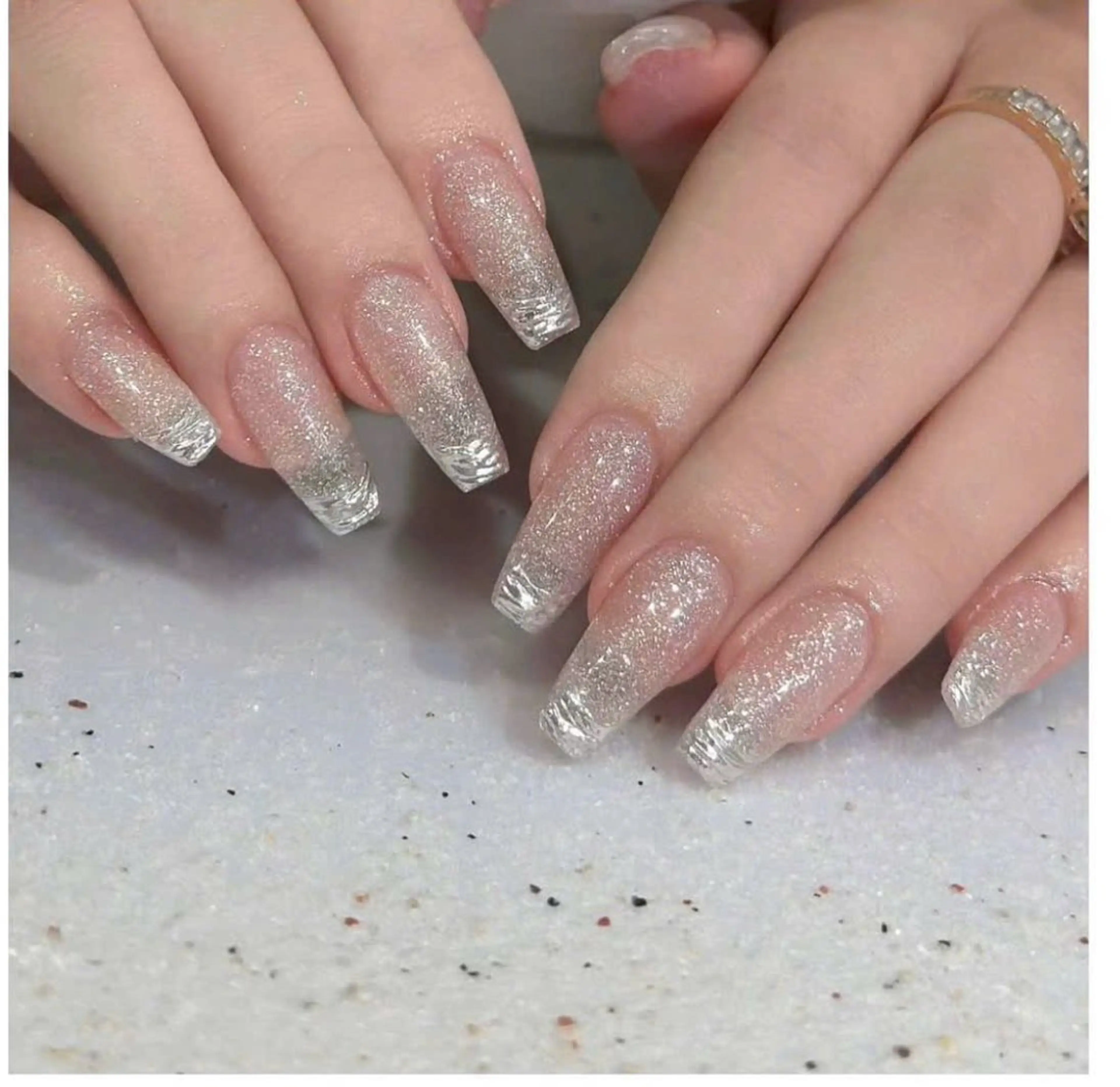 ネイル アニマル柄 オーロラネイル チークネイル フラッシュネイル ジェルネイル Lina nail所属・Luna 池袋のネイルデザイン