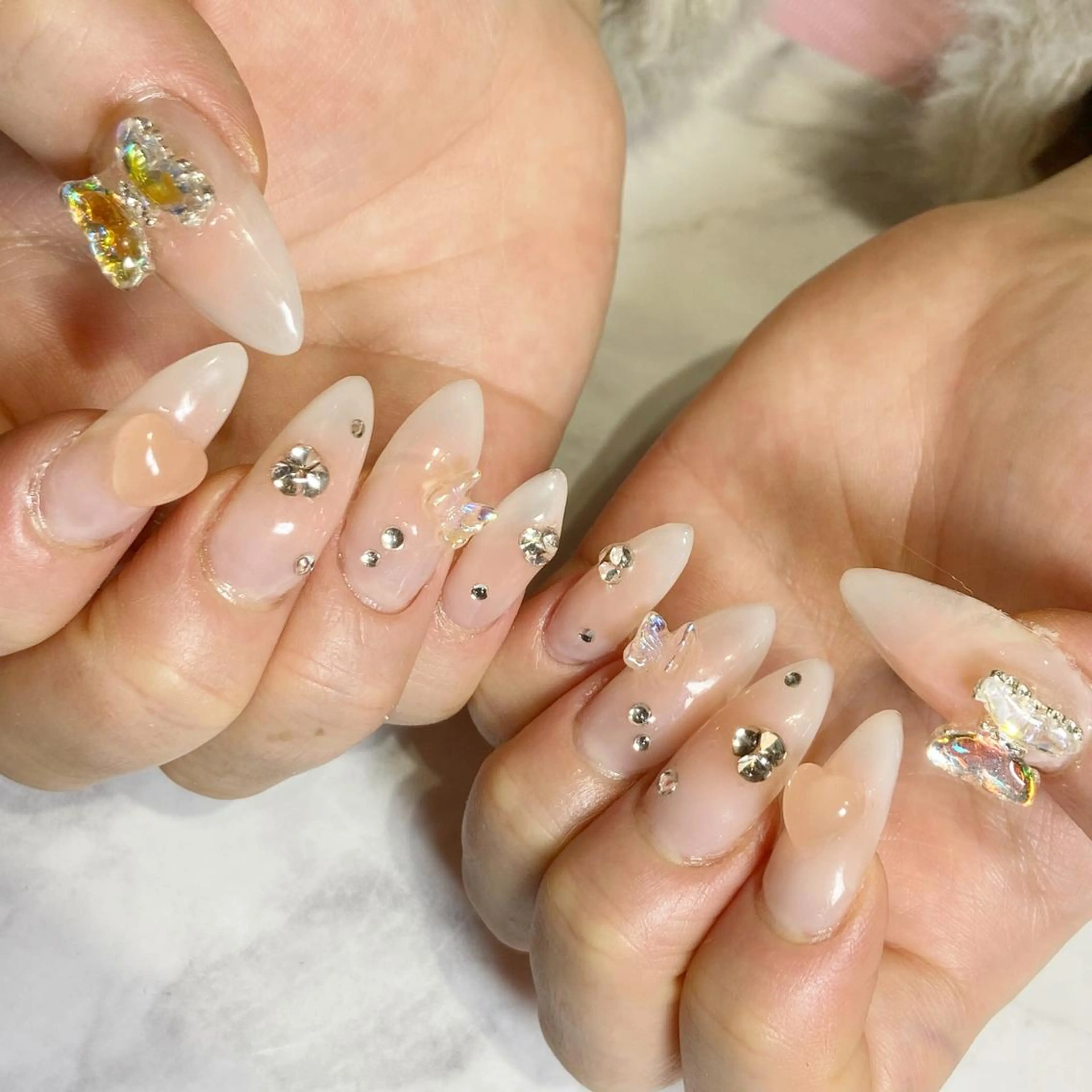 ネイル ショートネイル あ きのネイルデザイン