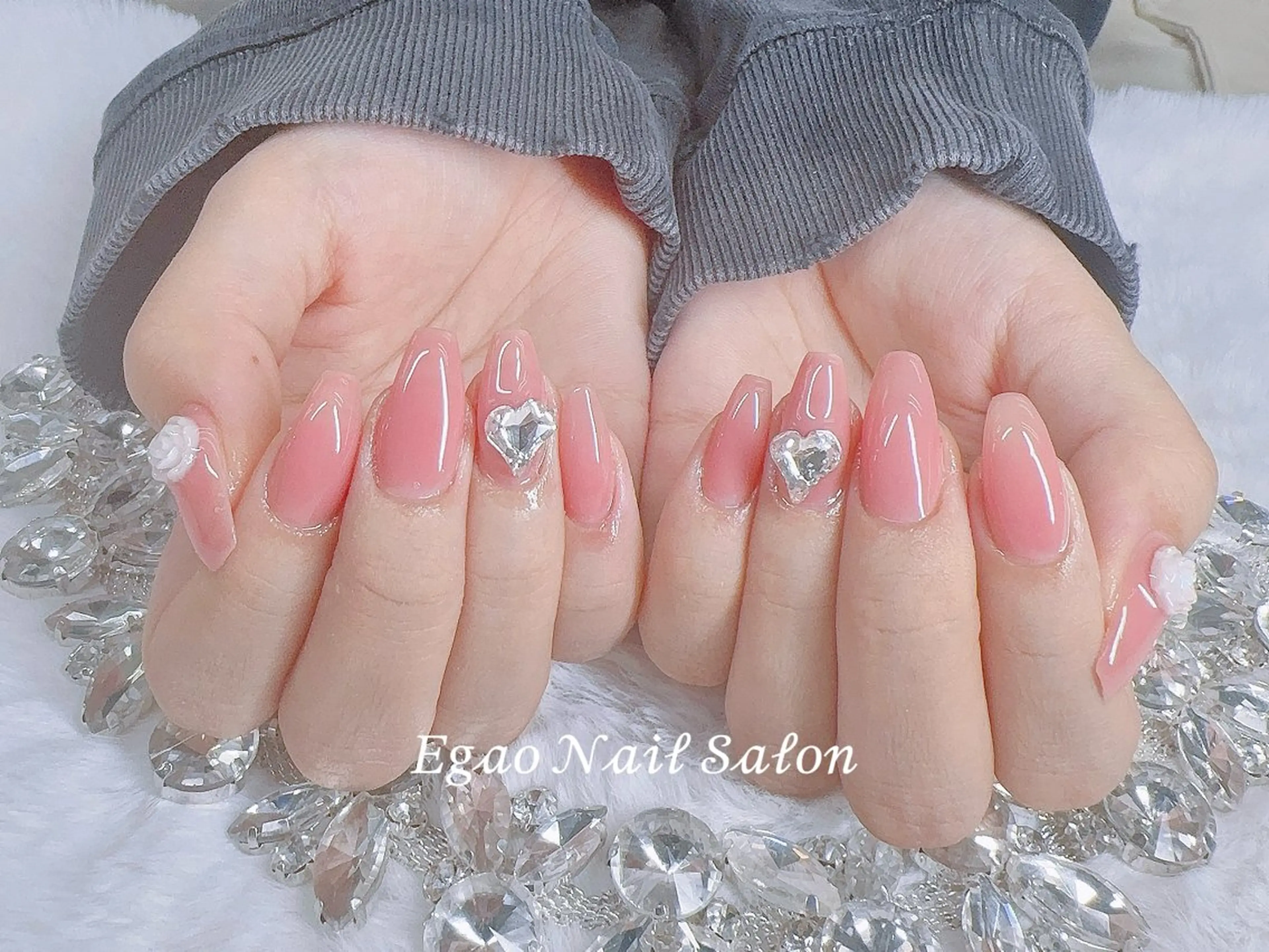 ネイル アートネイル フットネイル フレンチネイル ジェルネイル グラデーション ハンドネイル Egao Nail Salonのネイルデザイン