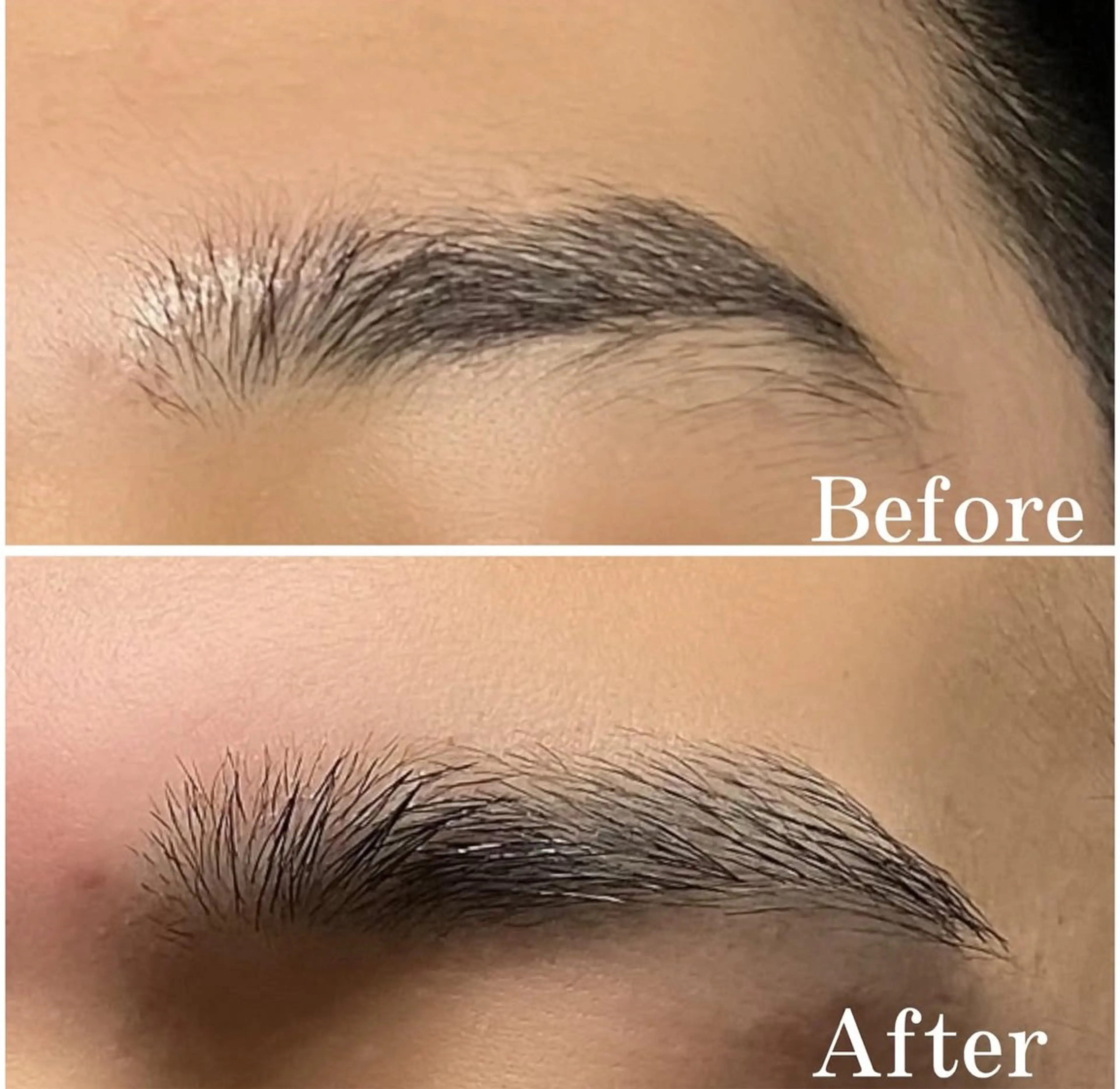 メンズ眉毛ワックスの写真