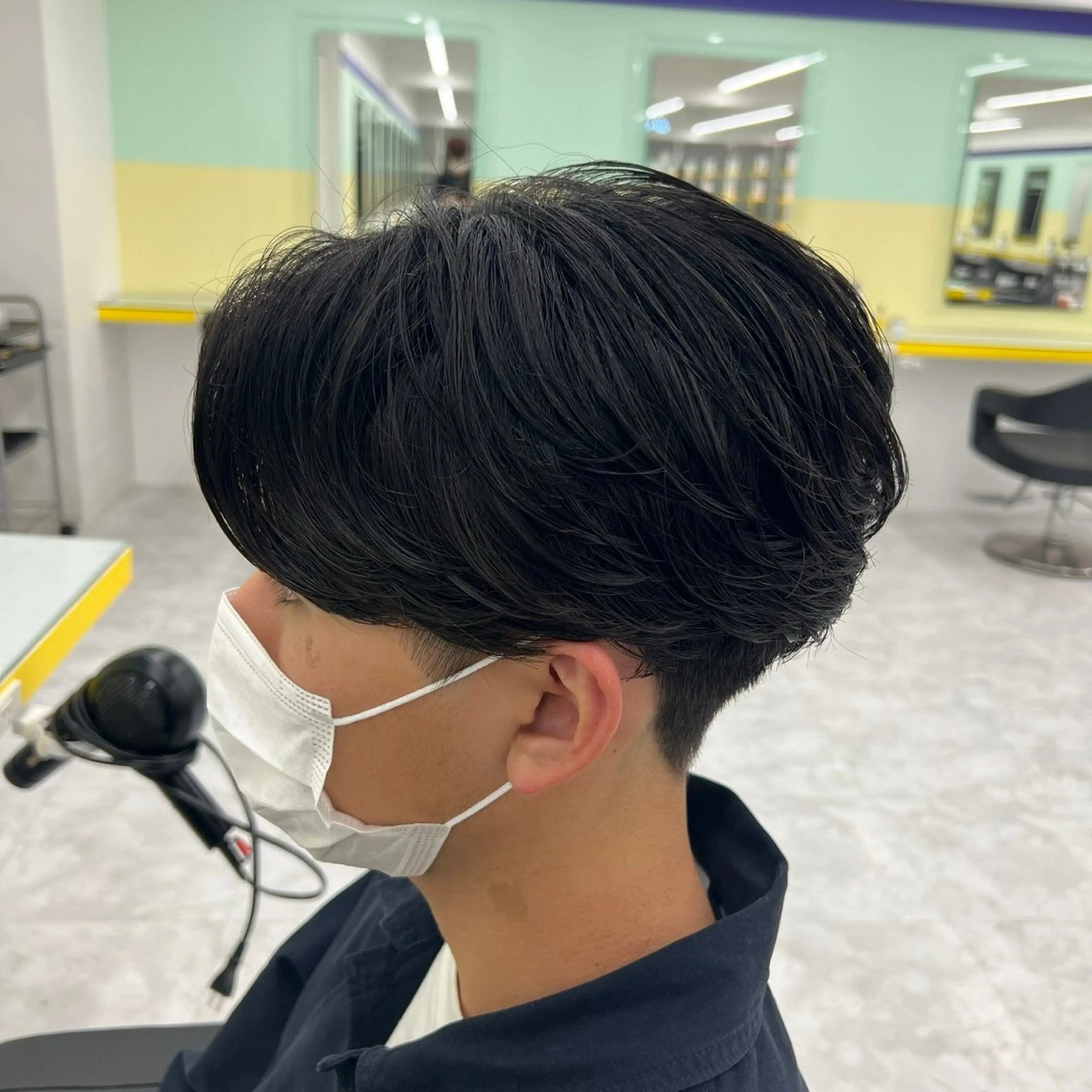 ショート カラー パーマ メンズ カット パーマ 韓国レイヤーカット /REIのヘアスタイル