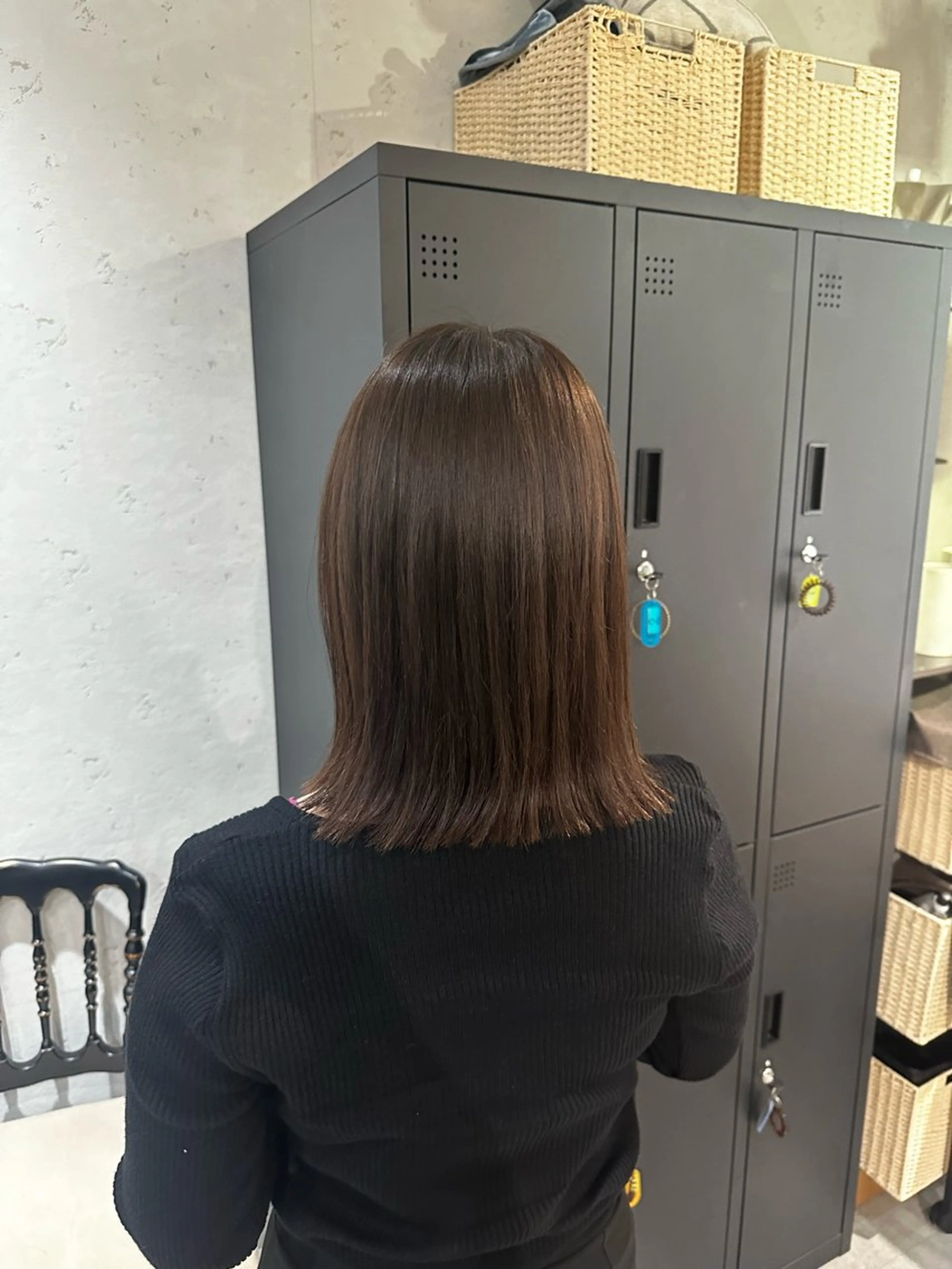 セミロング JOS所属・上野/エフェクトブリ ーチ✂︎touiのヘアスタイル