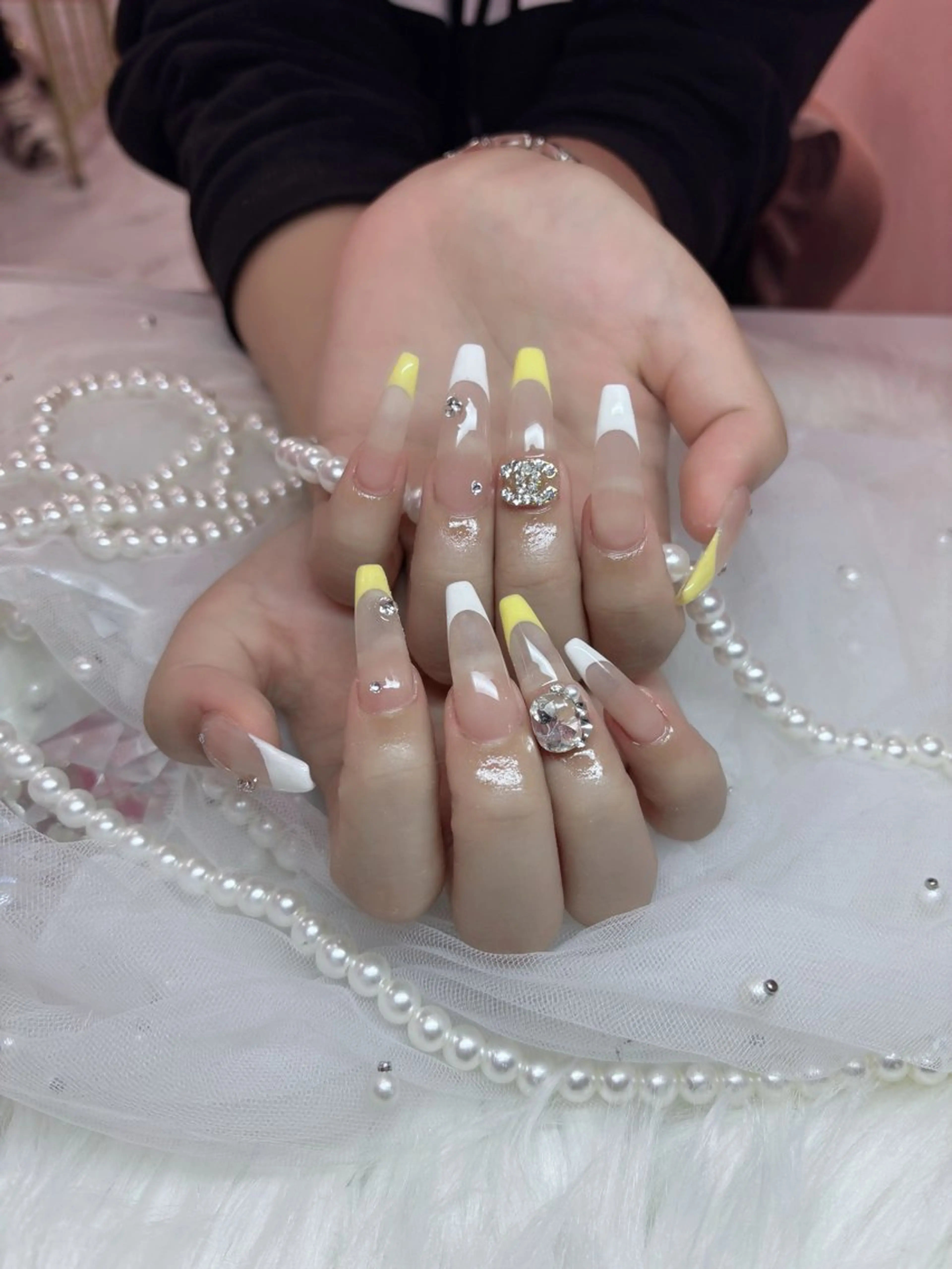 ネイル 韓国ネイル ロングネイル メンズネイル ワンホンネイル ハンドネイル ビューティーサロン ICYのネイルデザイン