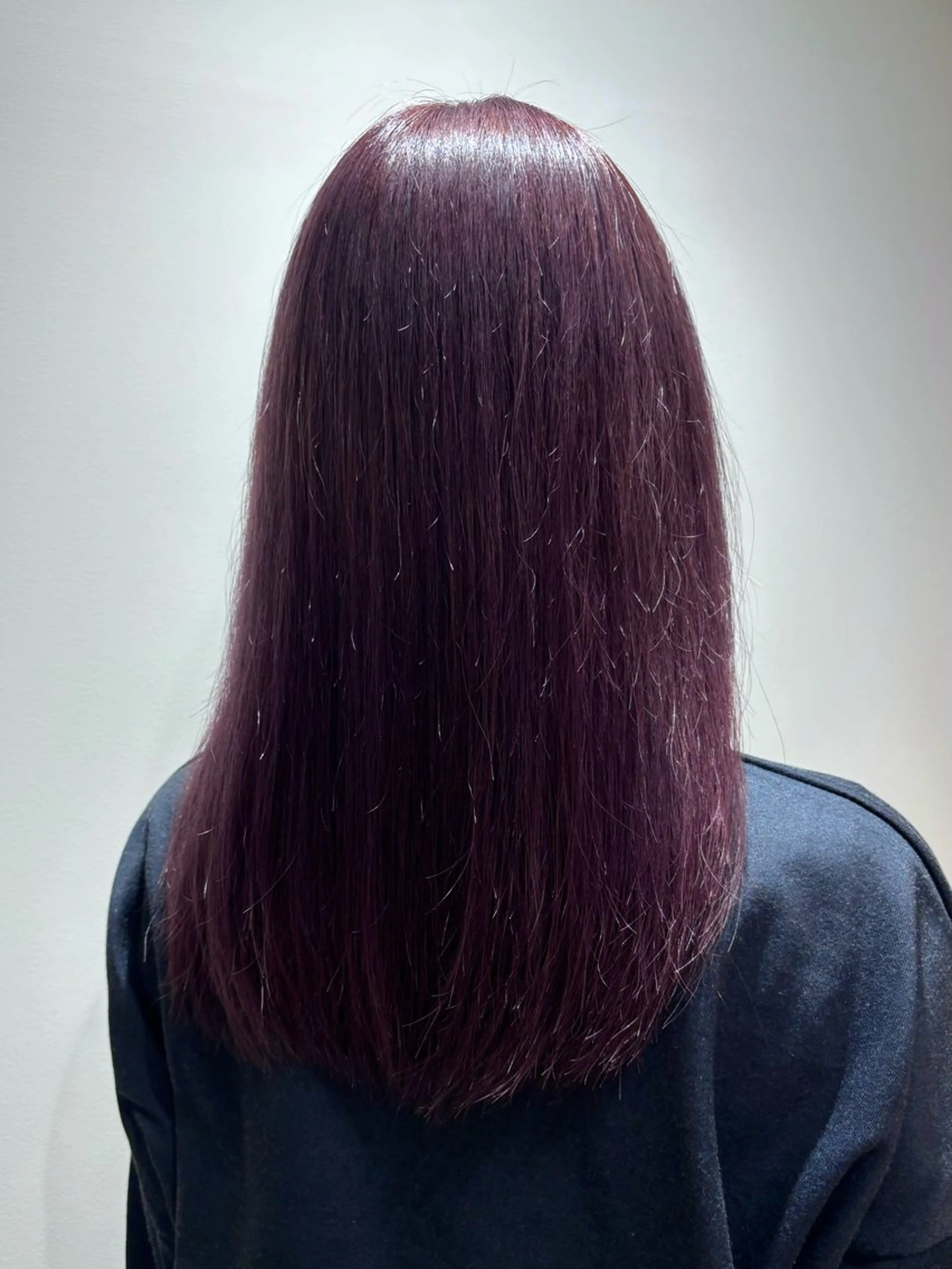 ミディアム カラー バイオレットカラー ducha所属・DUCHA Tomida naoのヘアスタイル