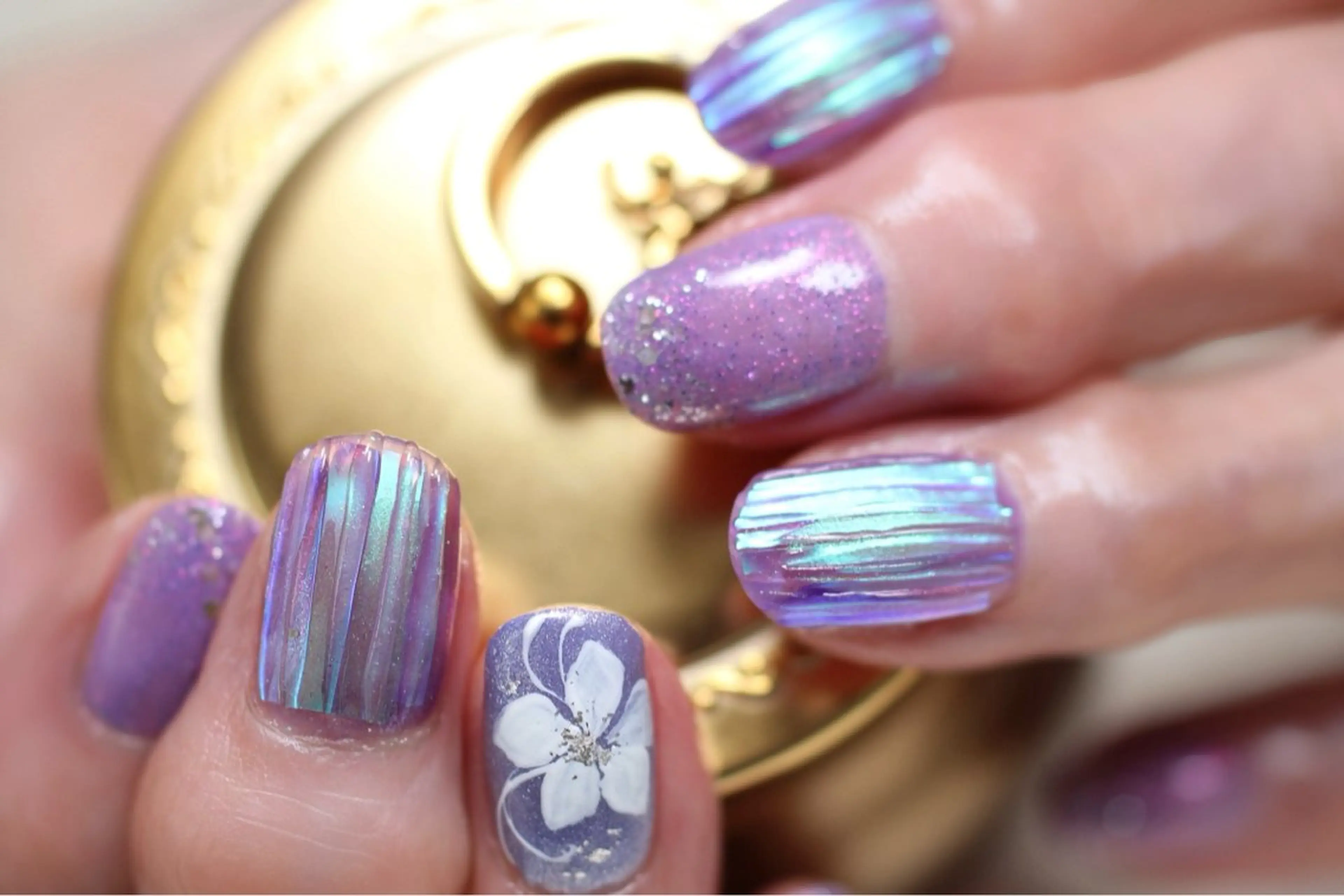 ネイル フラッシュネイル フラワーネイル ママリンド　志村坂上店所属・しみ えんのネイルデザイン