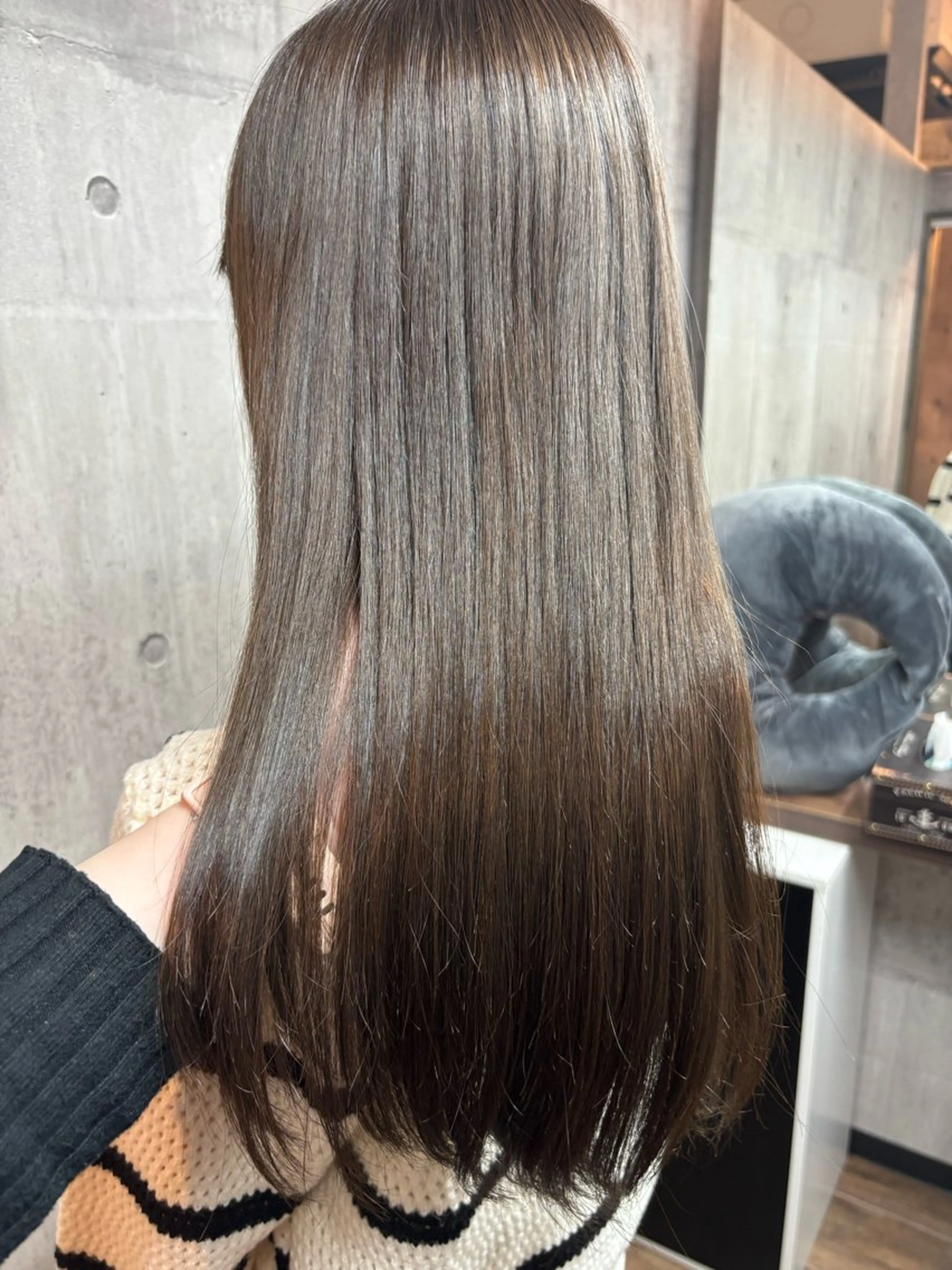 《サラサラコース❣️》イルミナカラー➕Oggiotto10STEPトリートメントの写真