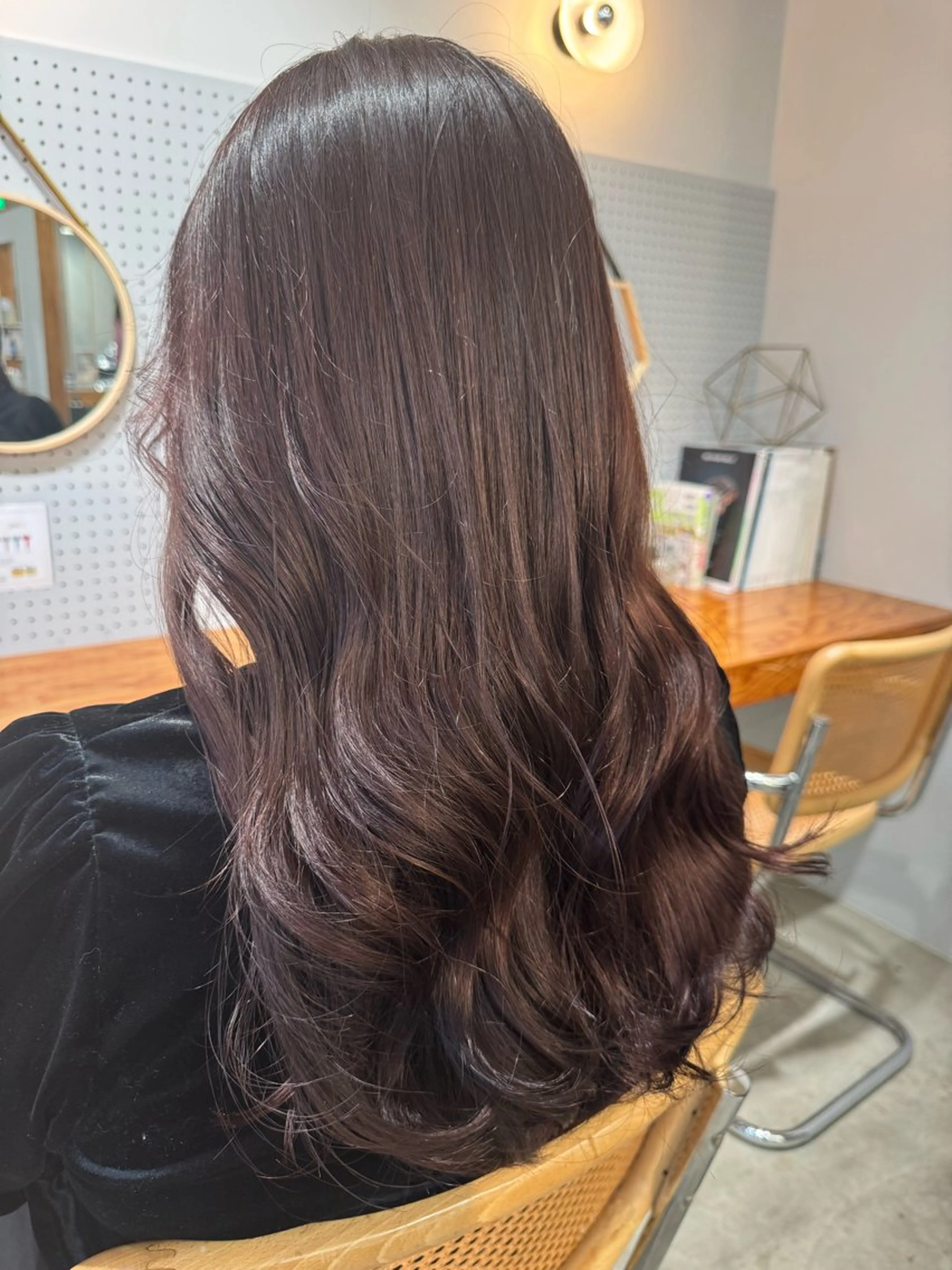 ロング カラー ピンクカラー ヘアカラー ROSTAR セイゴのヘアスタイル