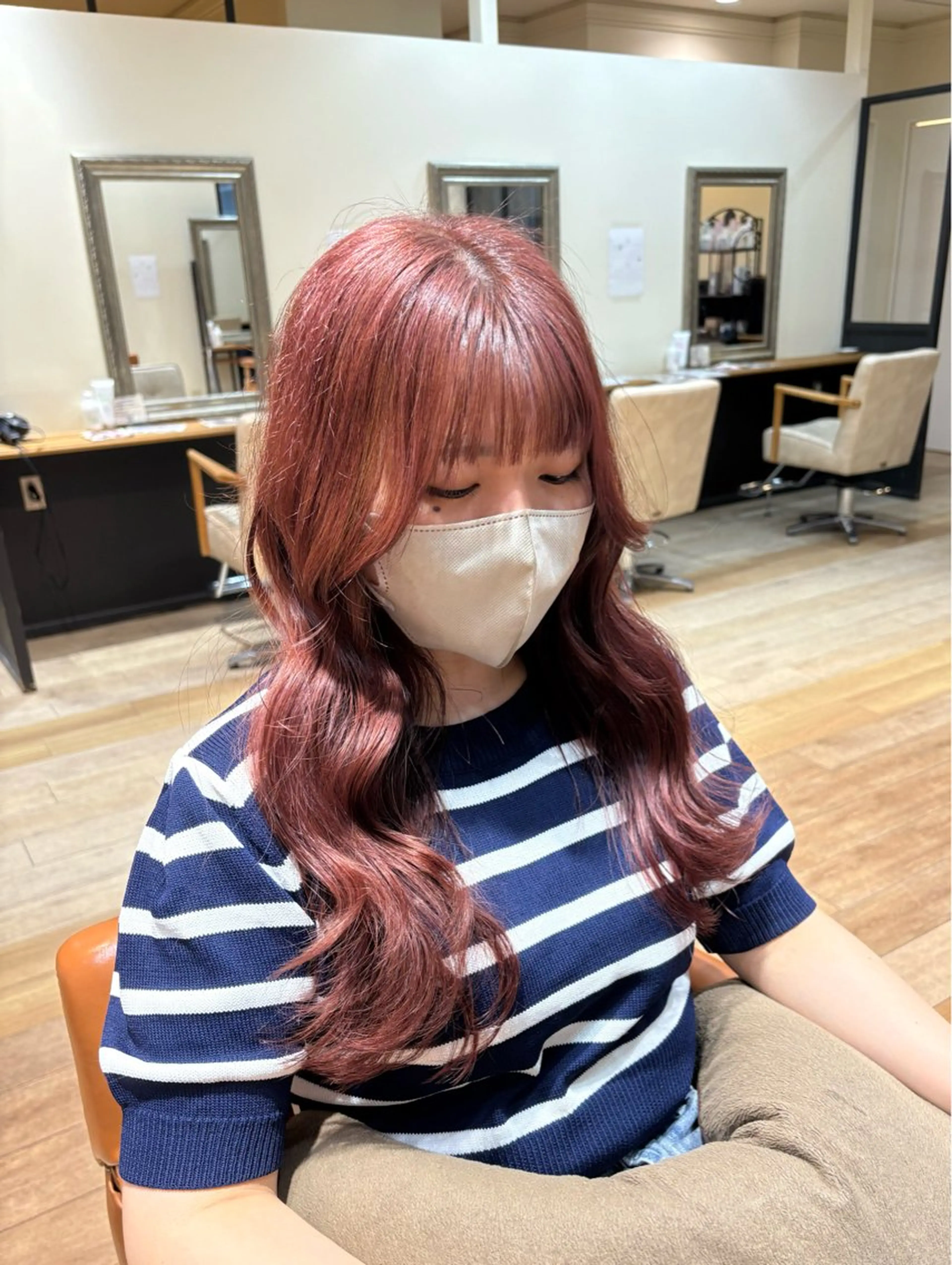 ✂️カット✂️➕ダブルカラー🍒🌥️の写真