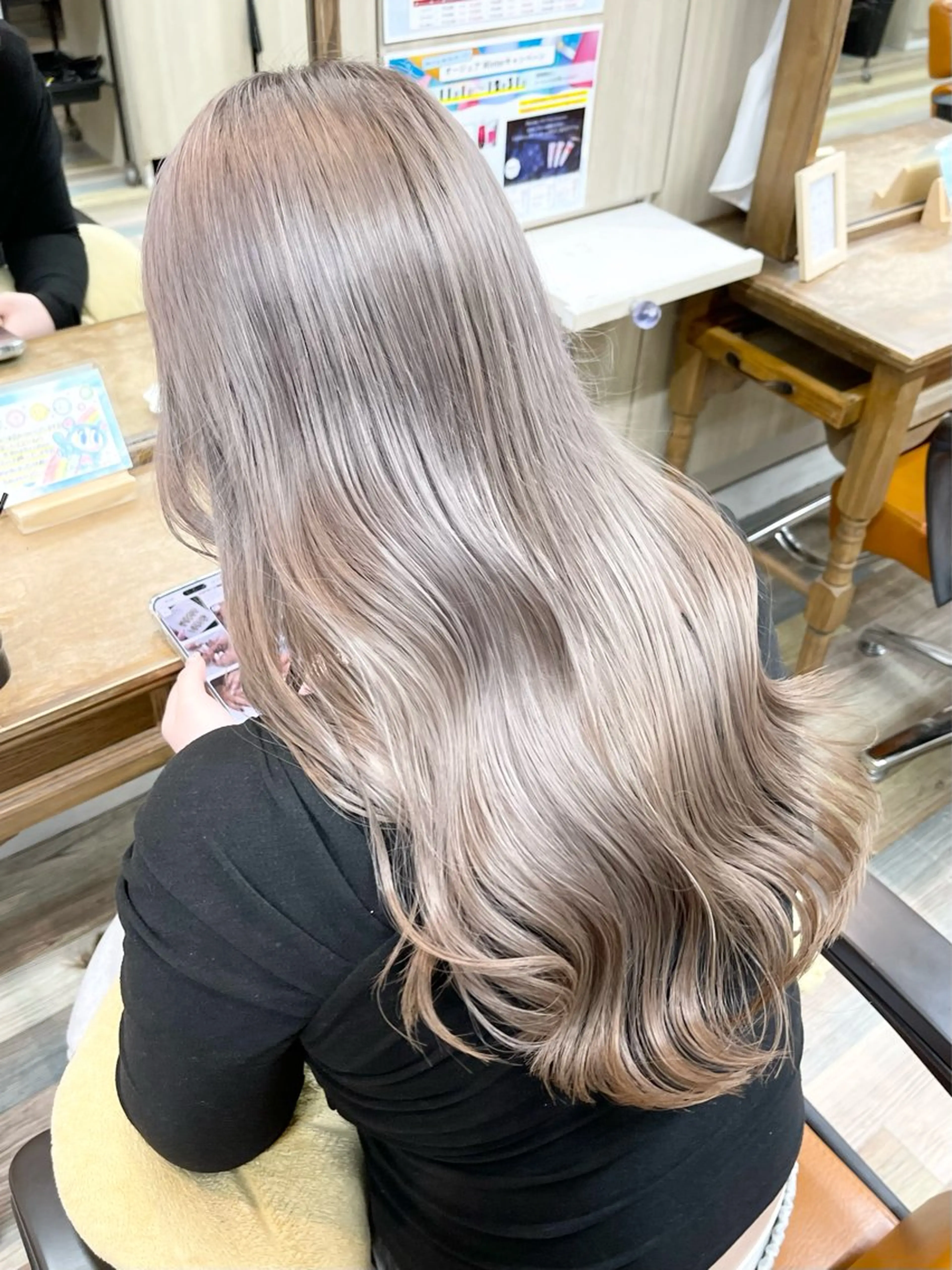 ロング カラー カット ヘアカラー トリートメント 野田頭 心🌿/ボブ レイヤー/艶カラーのヘアスタイル