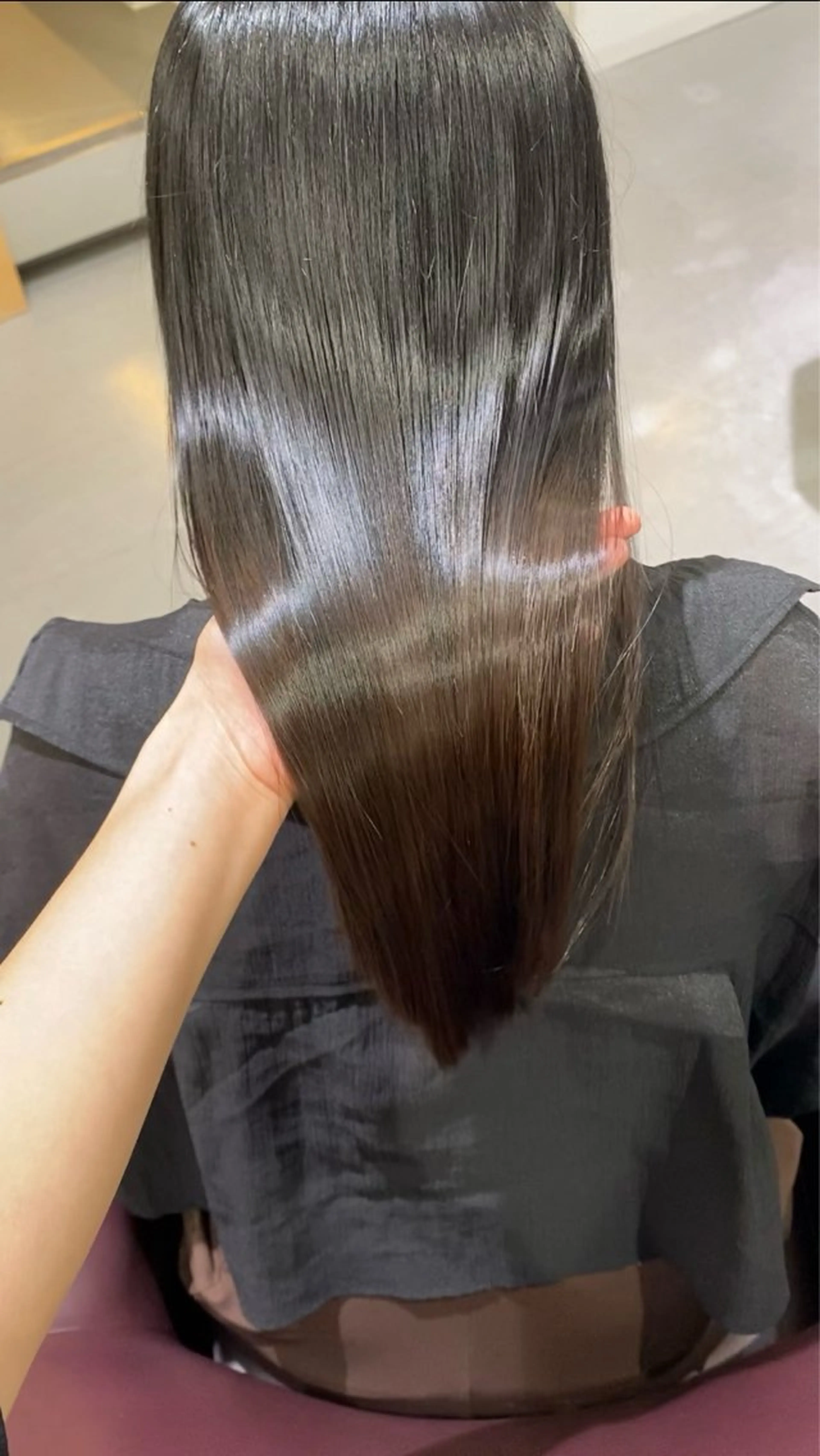 ロング カット トリートメント ️🫧透明感カラー& 髪質改善🎀いさきのヘアスタイル