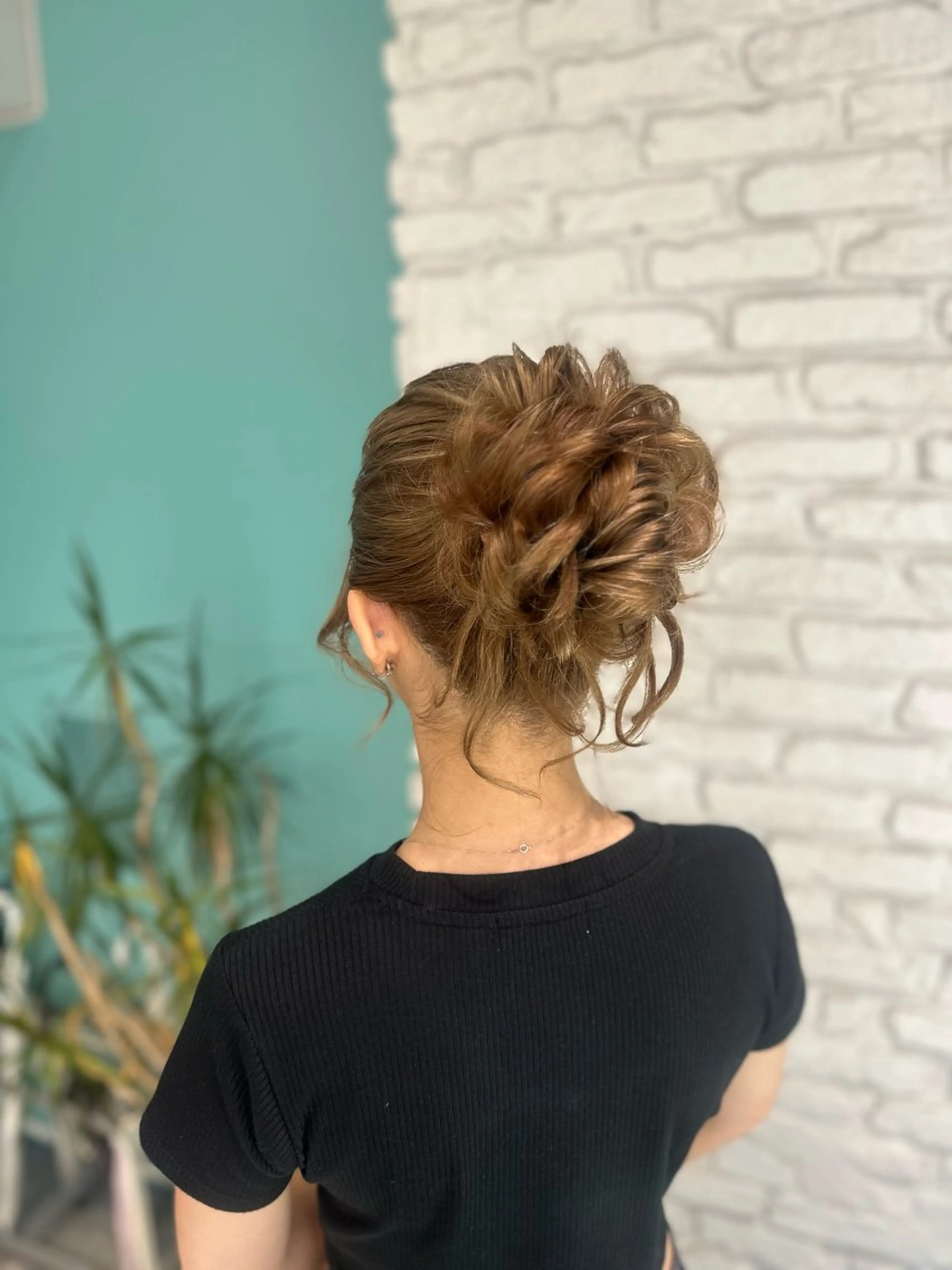 ロング ヘアアレンジ ヘアセット LeeHorie MIUのヘアスタイル