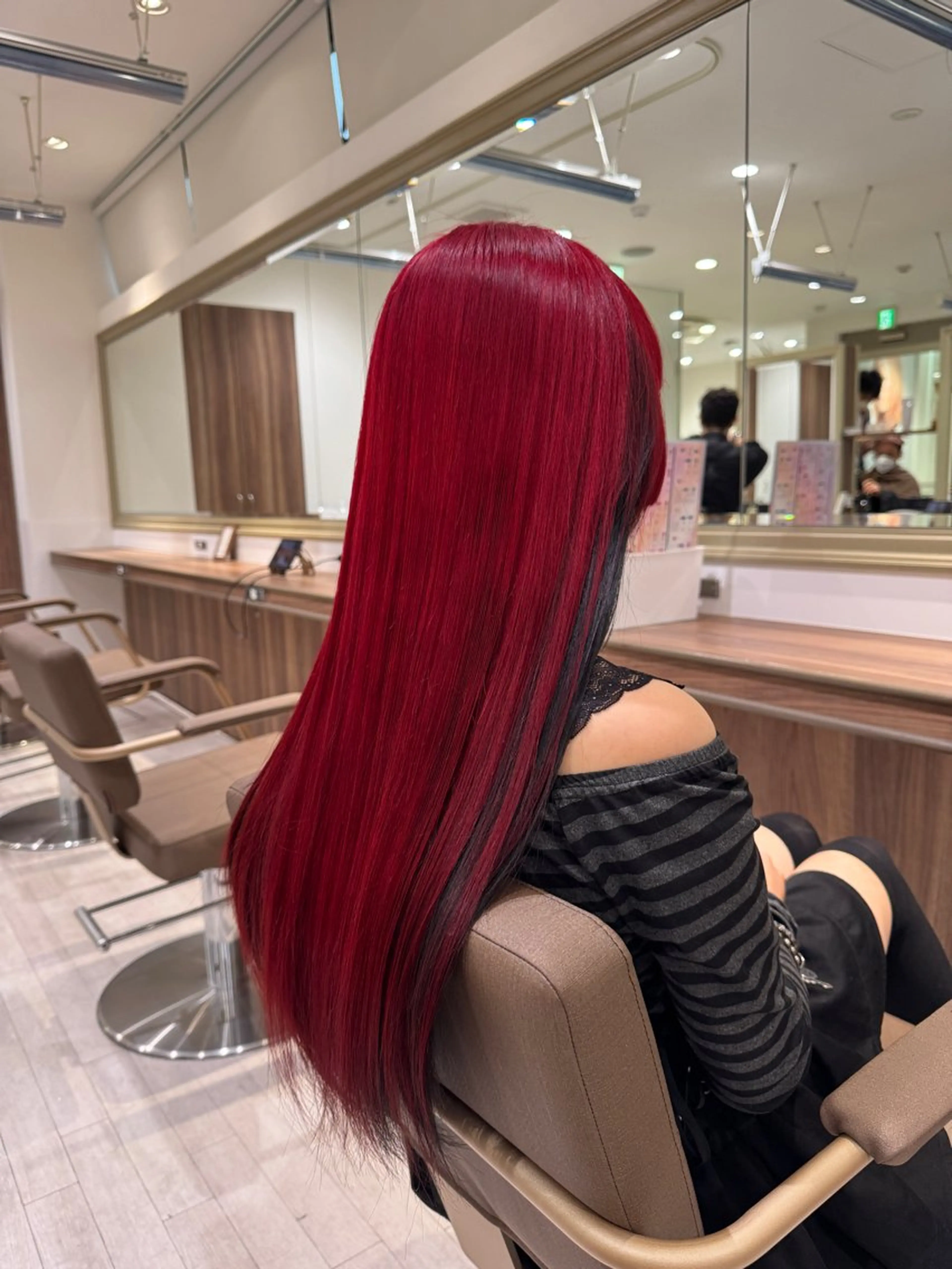 ロング カラー ヘアカラー Re:st所属・Miyavi/カラー ショートボブのヘアスタイル