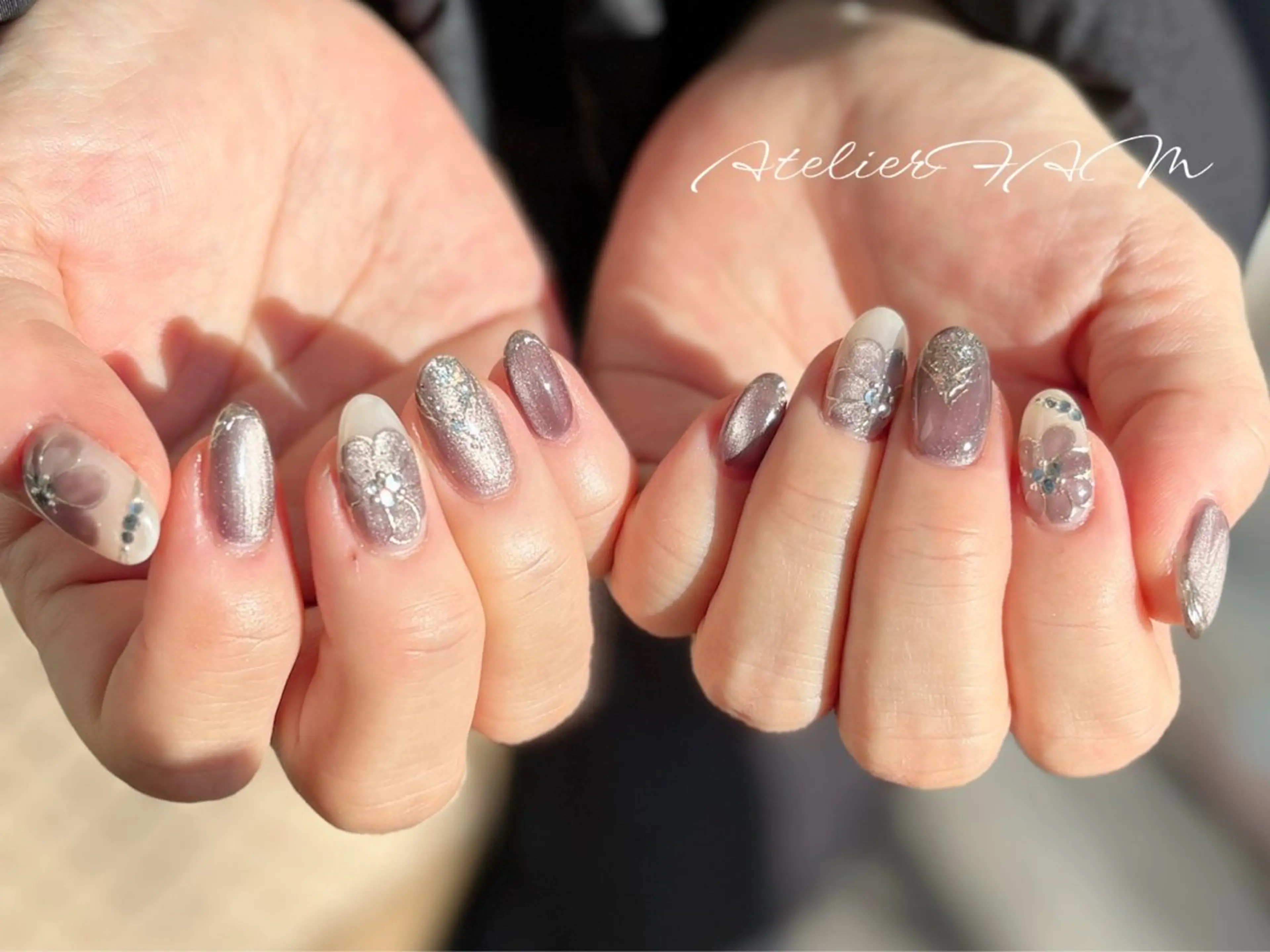 ネイル ハンドネイル nail&eyelashsalon atelier fam上本町店所属・アトリエ FAMのネイルデザイン
