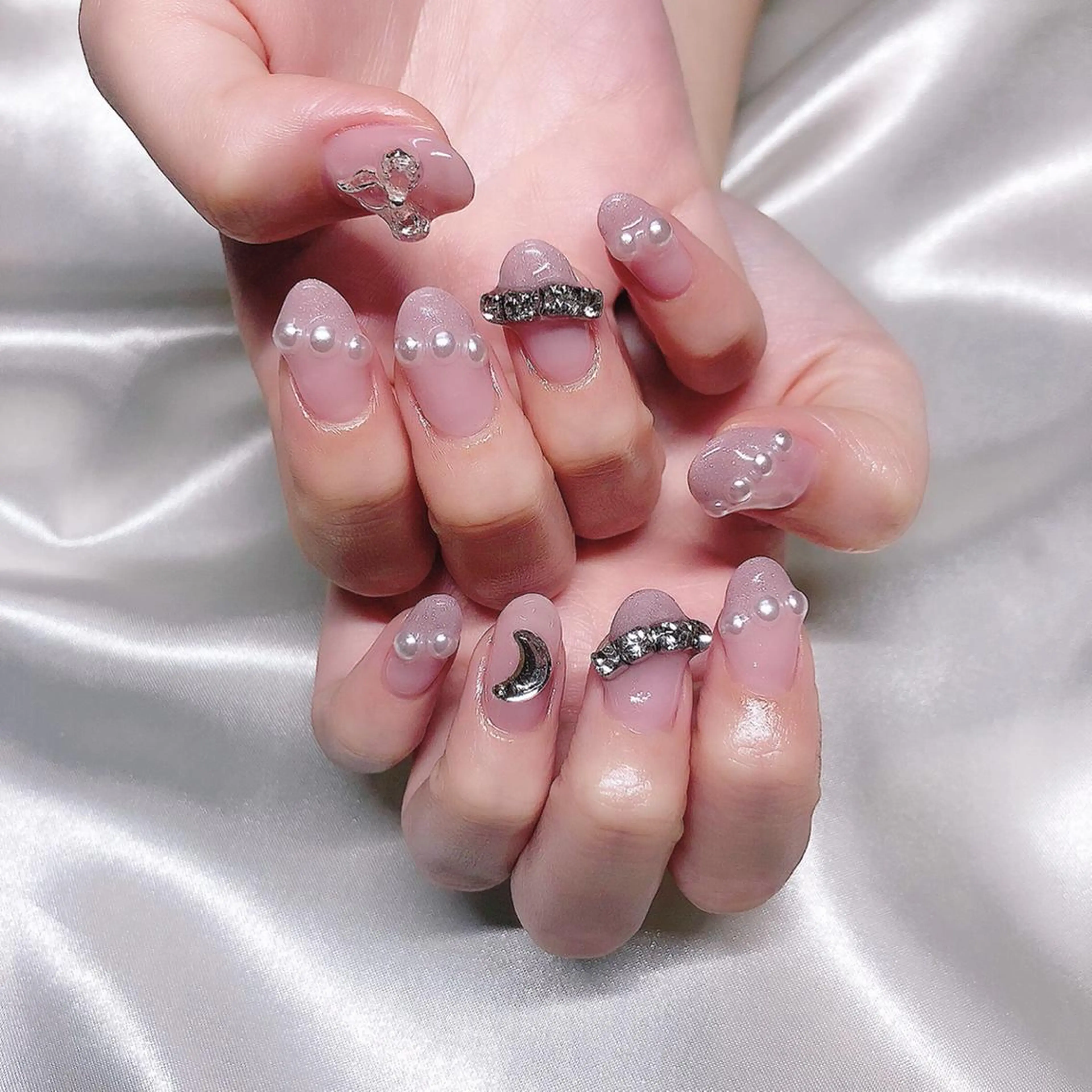 ネイル 持ち込み ハンドネイル フットネイル mi chiのネイルデザイン