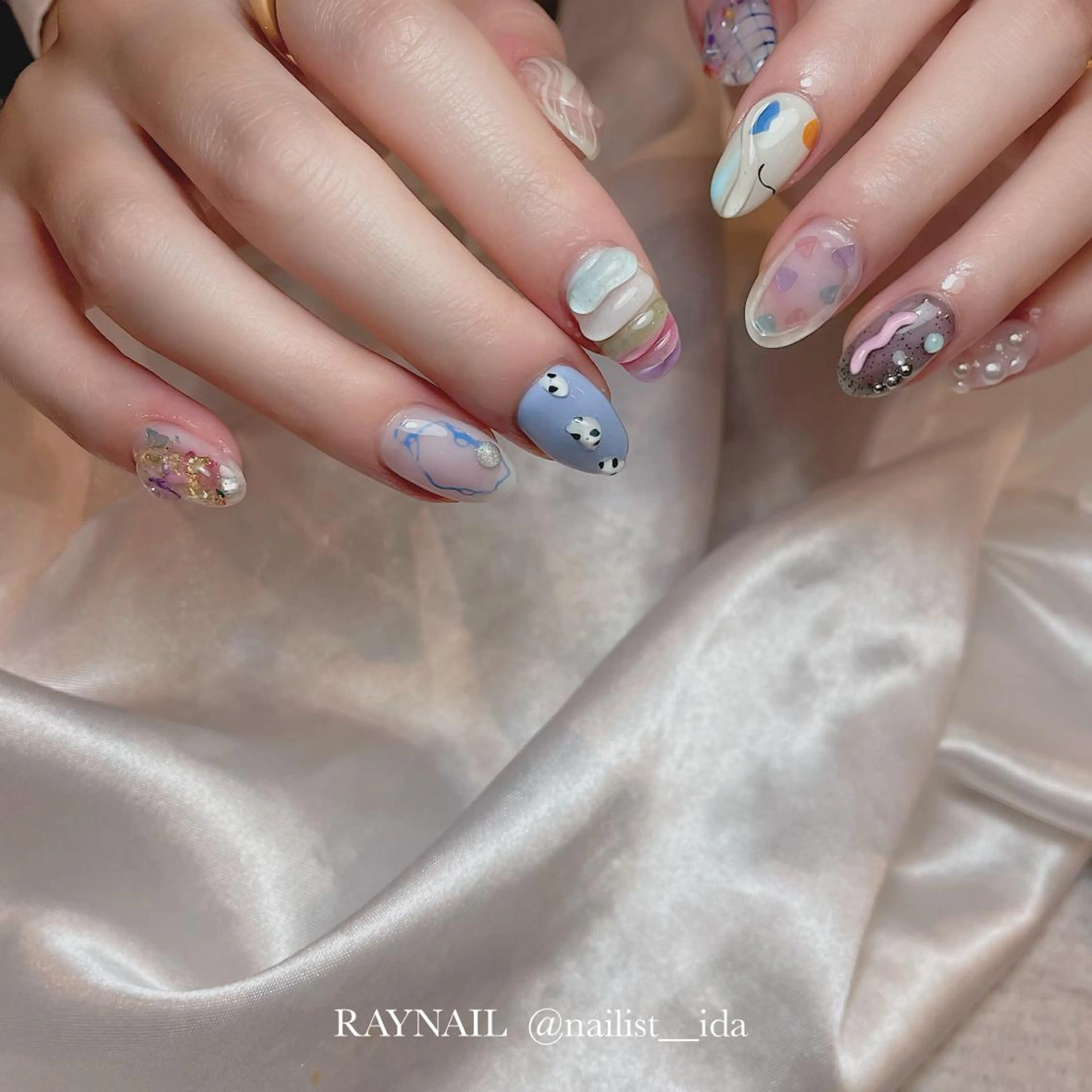 ネイル Arowa 伊田のネイルデザイン