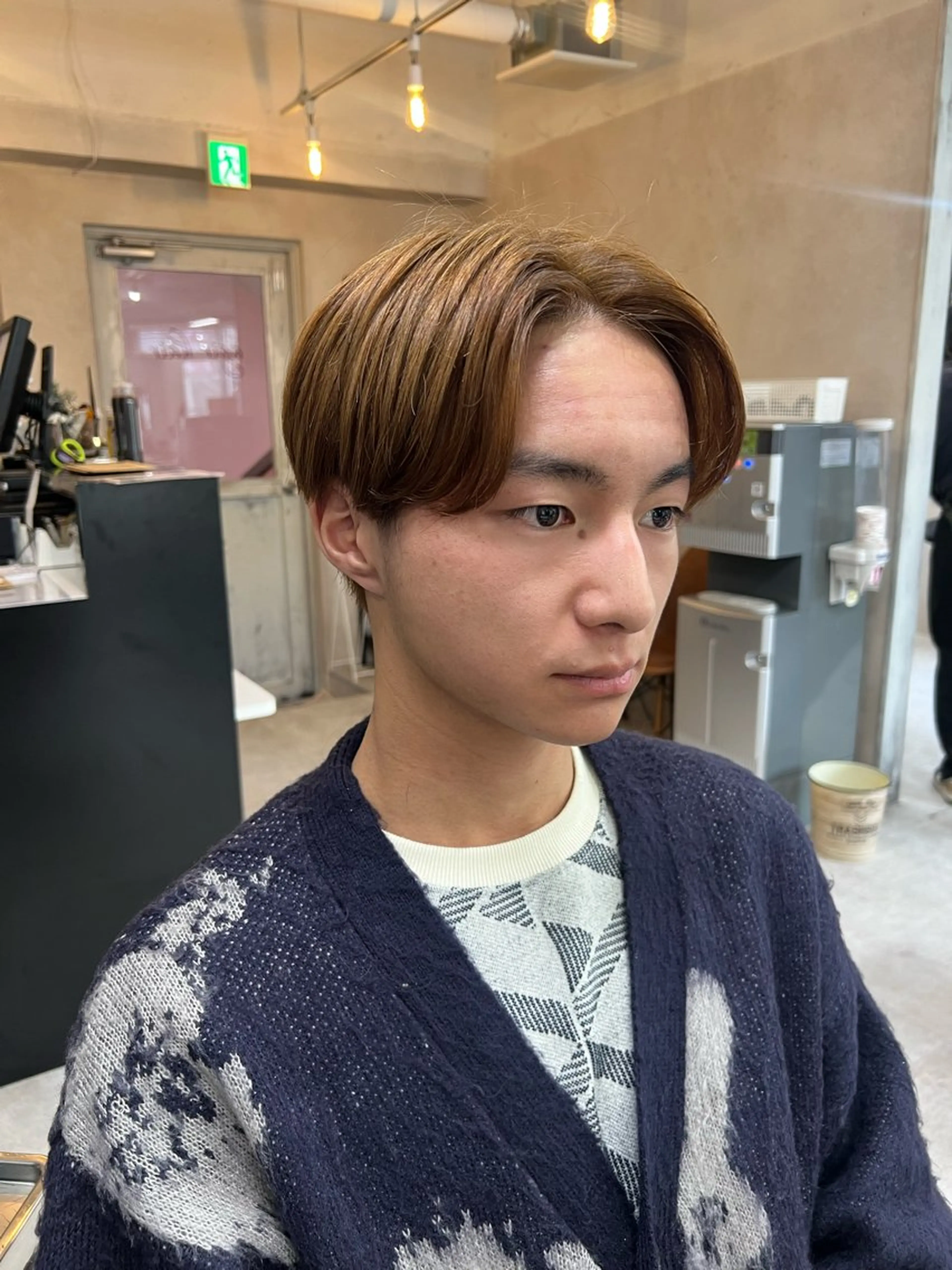 メンズ カット ヘアカラー トリートメント ブリーチカラー 🤎〰️Yuunaのヘアスタイル