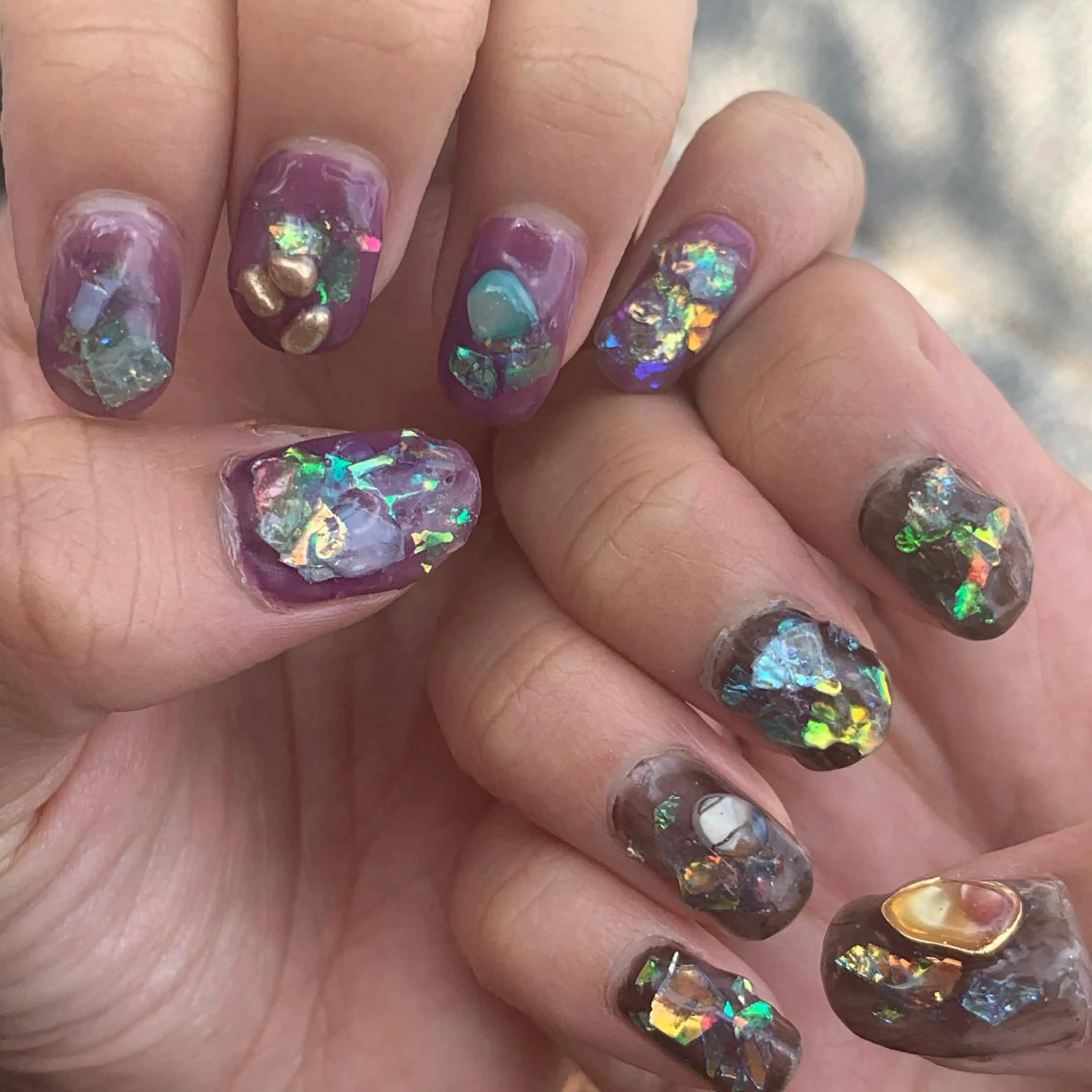 ネイル 平野葵🎀 hair/nailのネイルデザイン