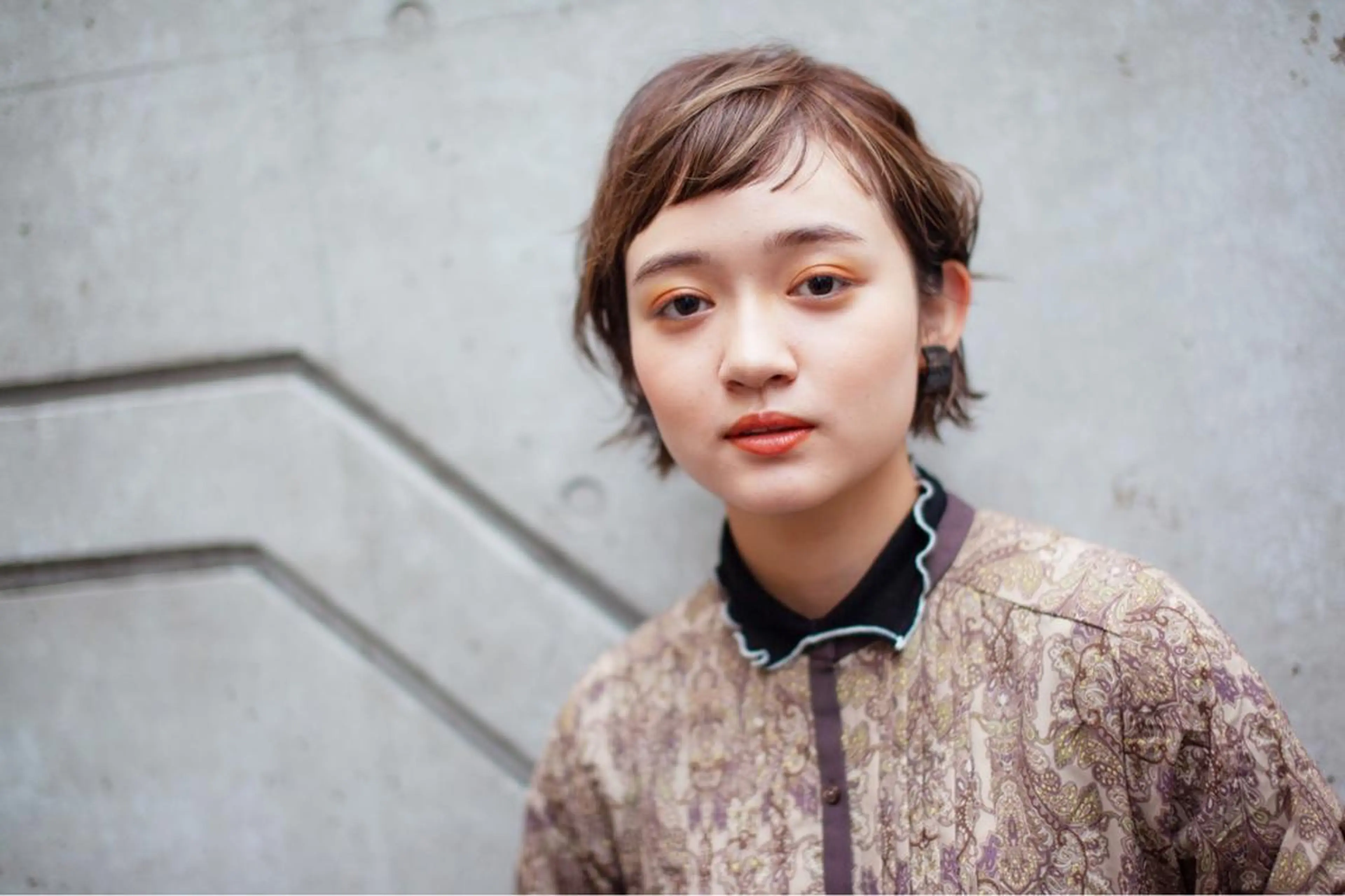 ショート カラー パーマ ショートボブ ボブ ショートヘア 似合わせカット 田島智美のヘアスタイル