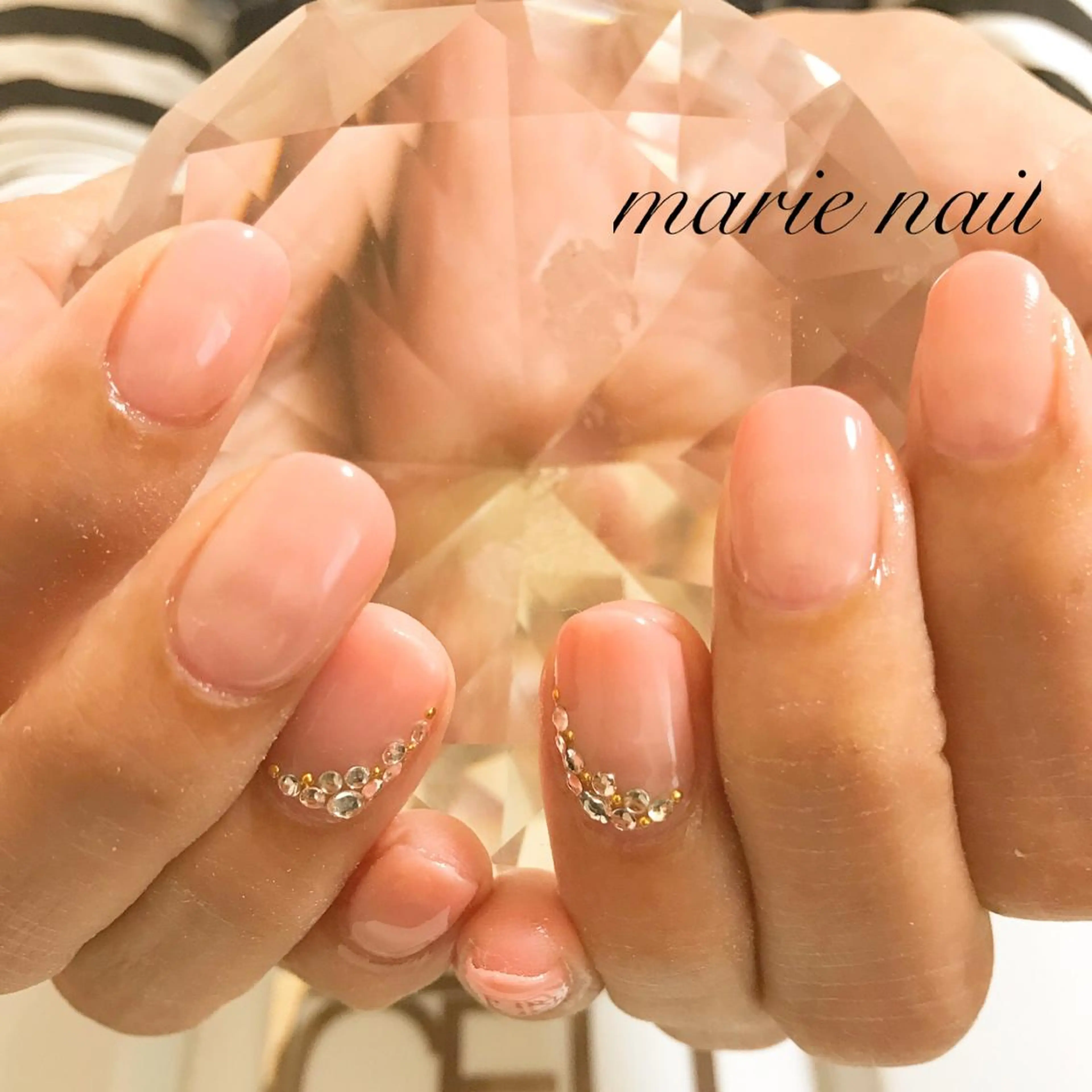 ネイル アートネイル ワンカラーネイル marie nailのネイルデザイン