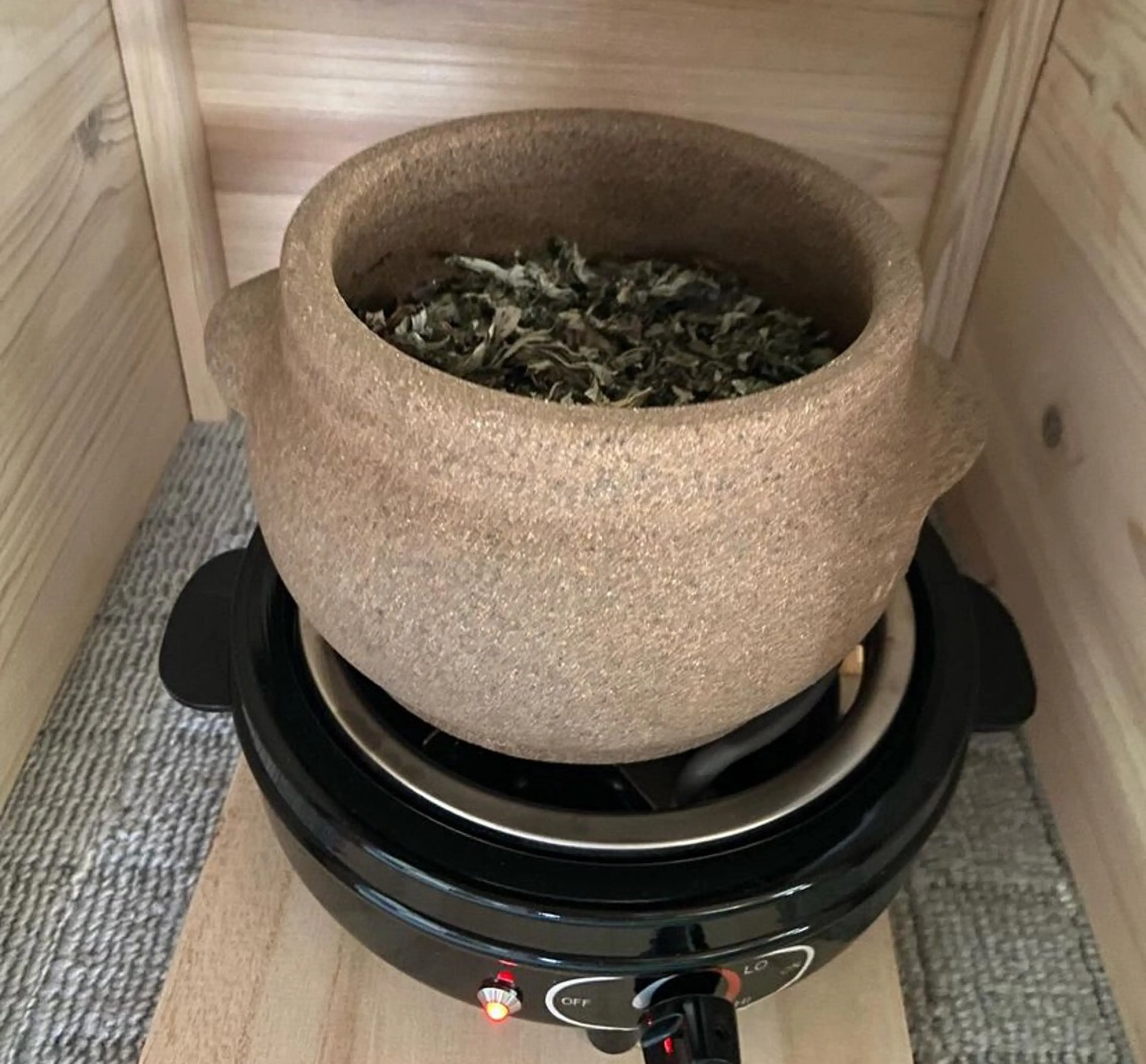 よもぎ蒸しの写真