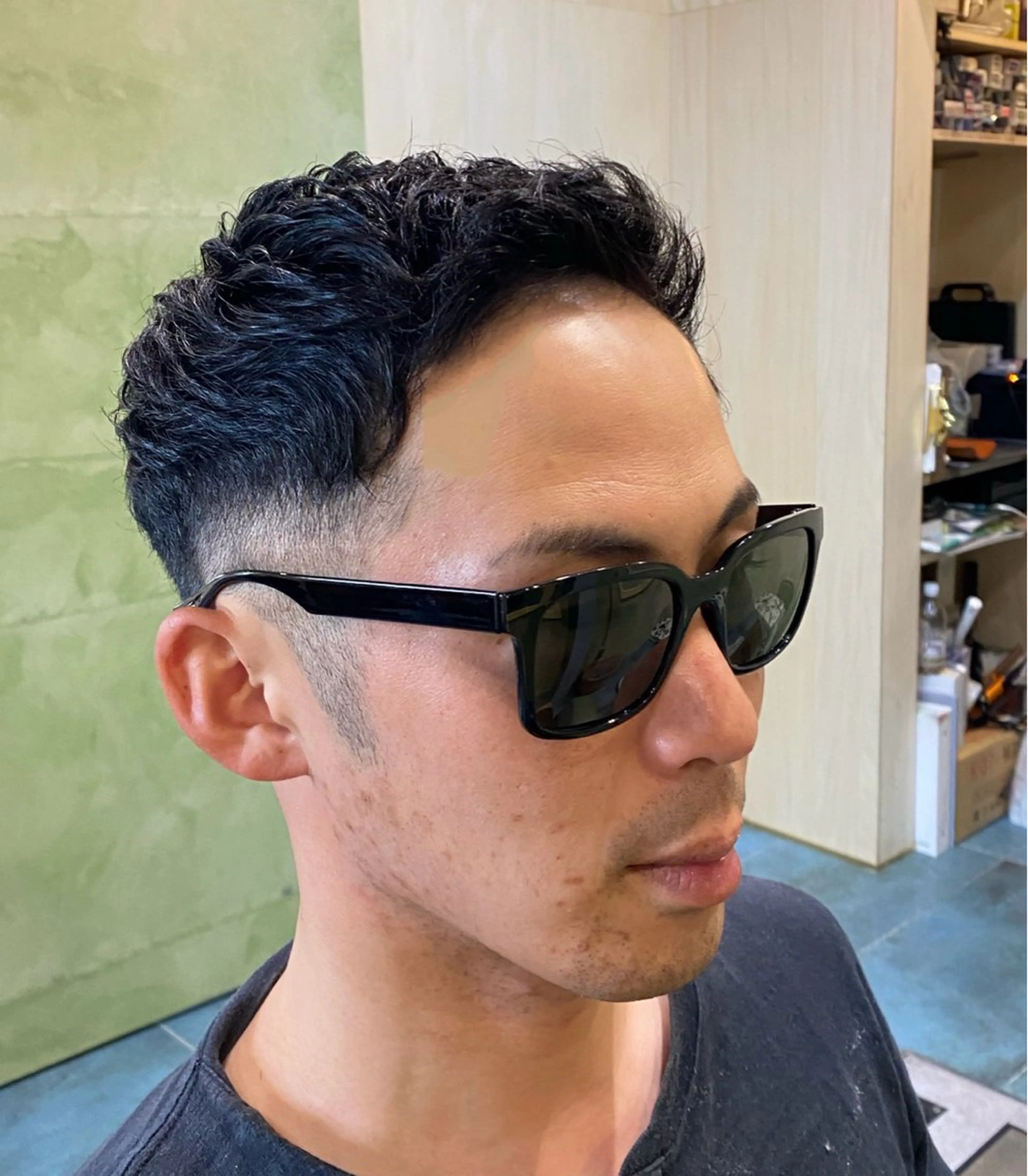 ショート メンズ メンズショート 刈り上げ ショートヘア カット メンズカット/パーマ 福島区SOSOのヘアスタイル