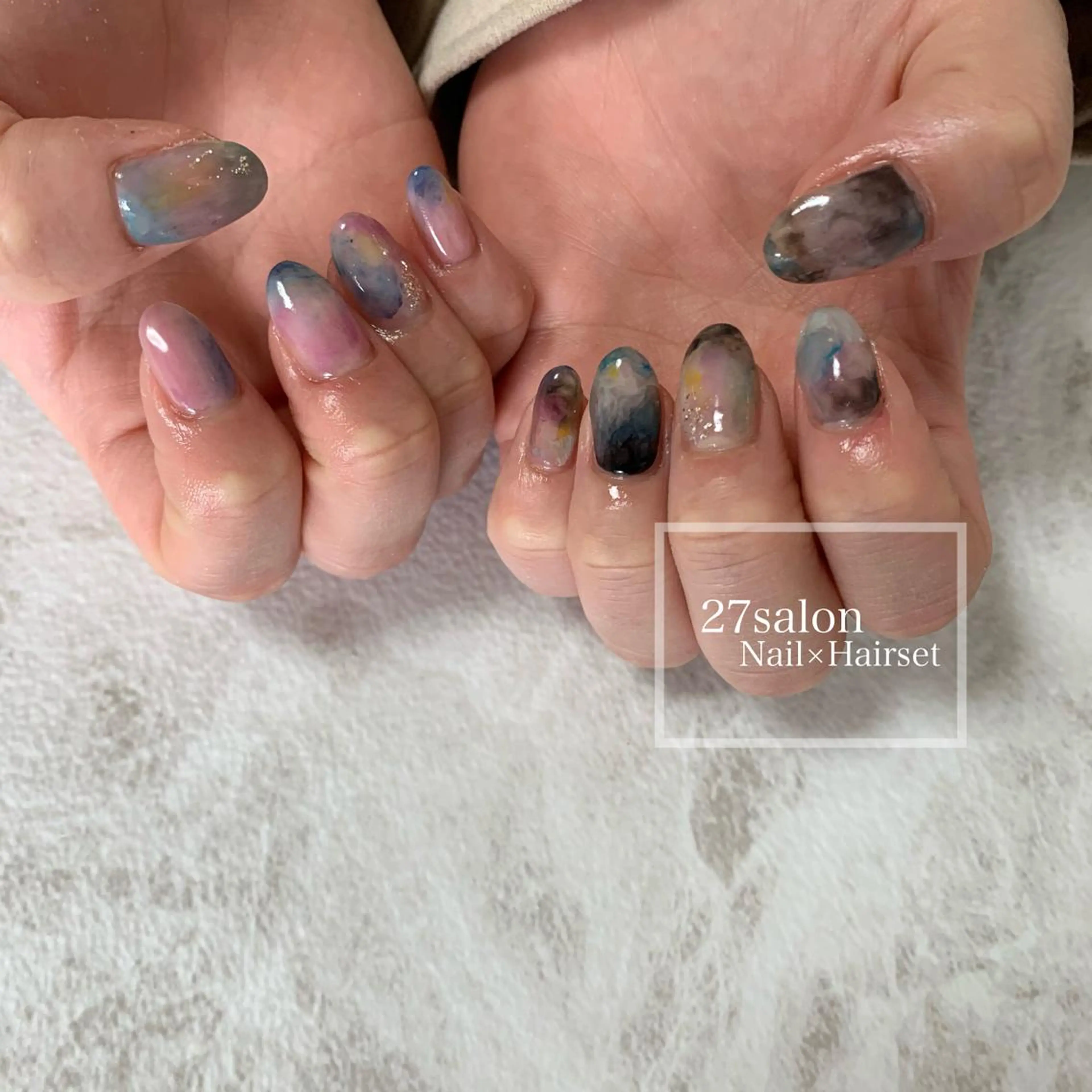 ネイル ニュアンスネイル 27salon yuinaのネイルデザイン