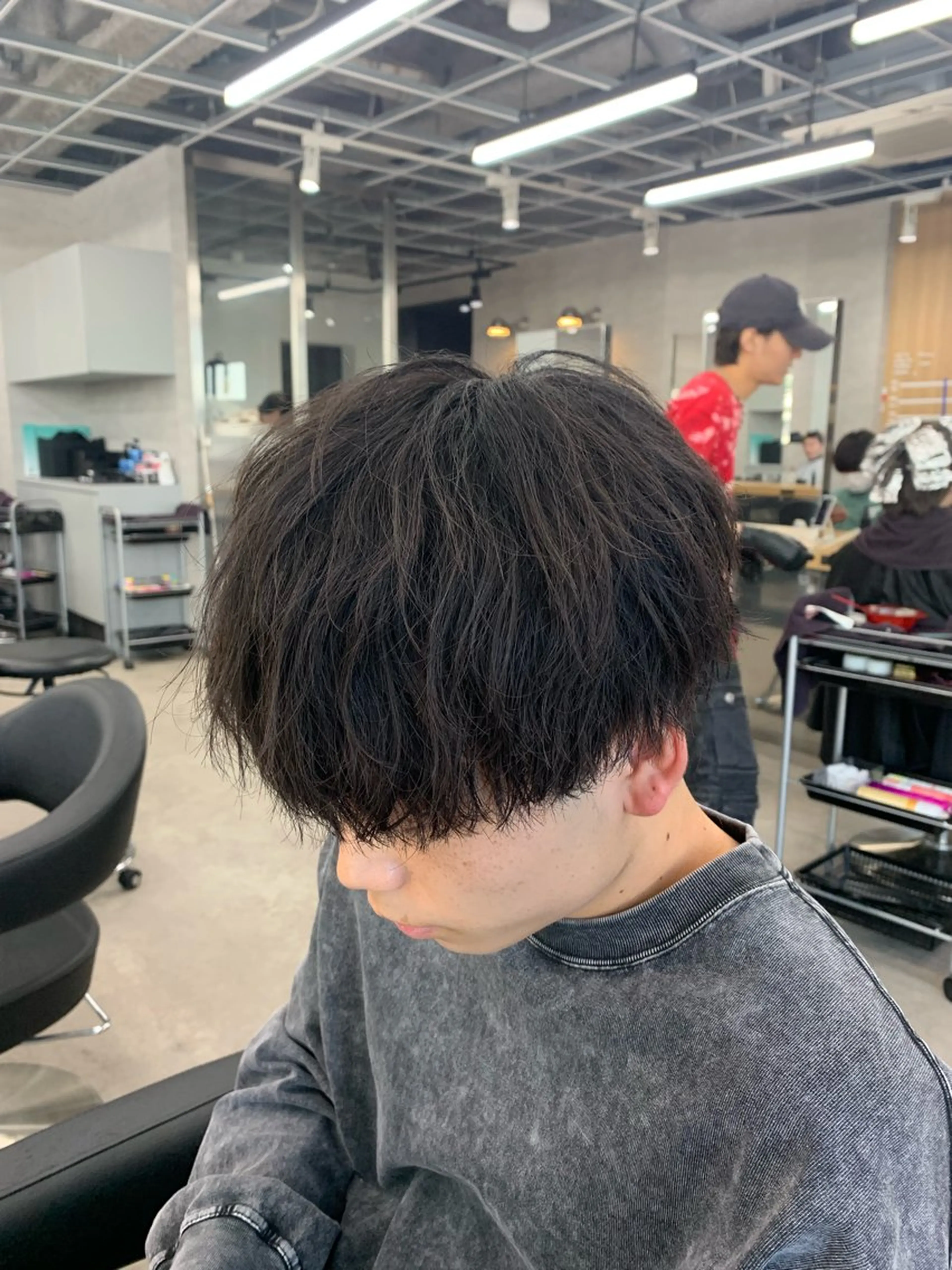 ショート パーマ メンズ メンズパーマ ⚡️メンズ特化⚡️ RYUKIのヘアスタイル