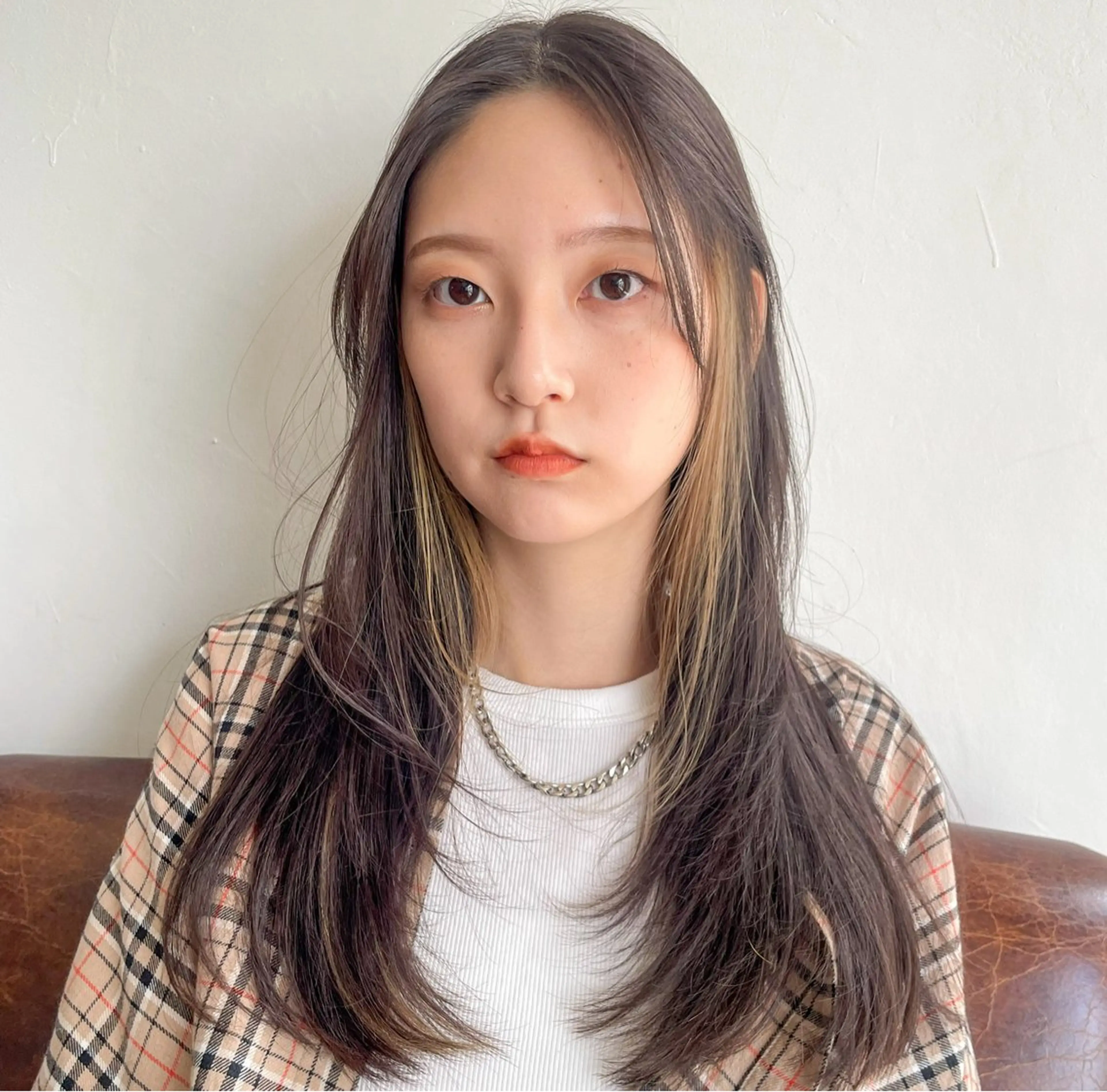 ロング カット ヘアカラー トリートメント yukii しまむら のぞみのヘアスタイル