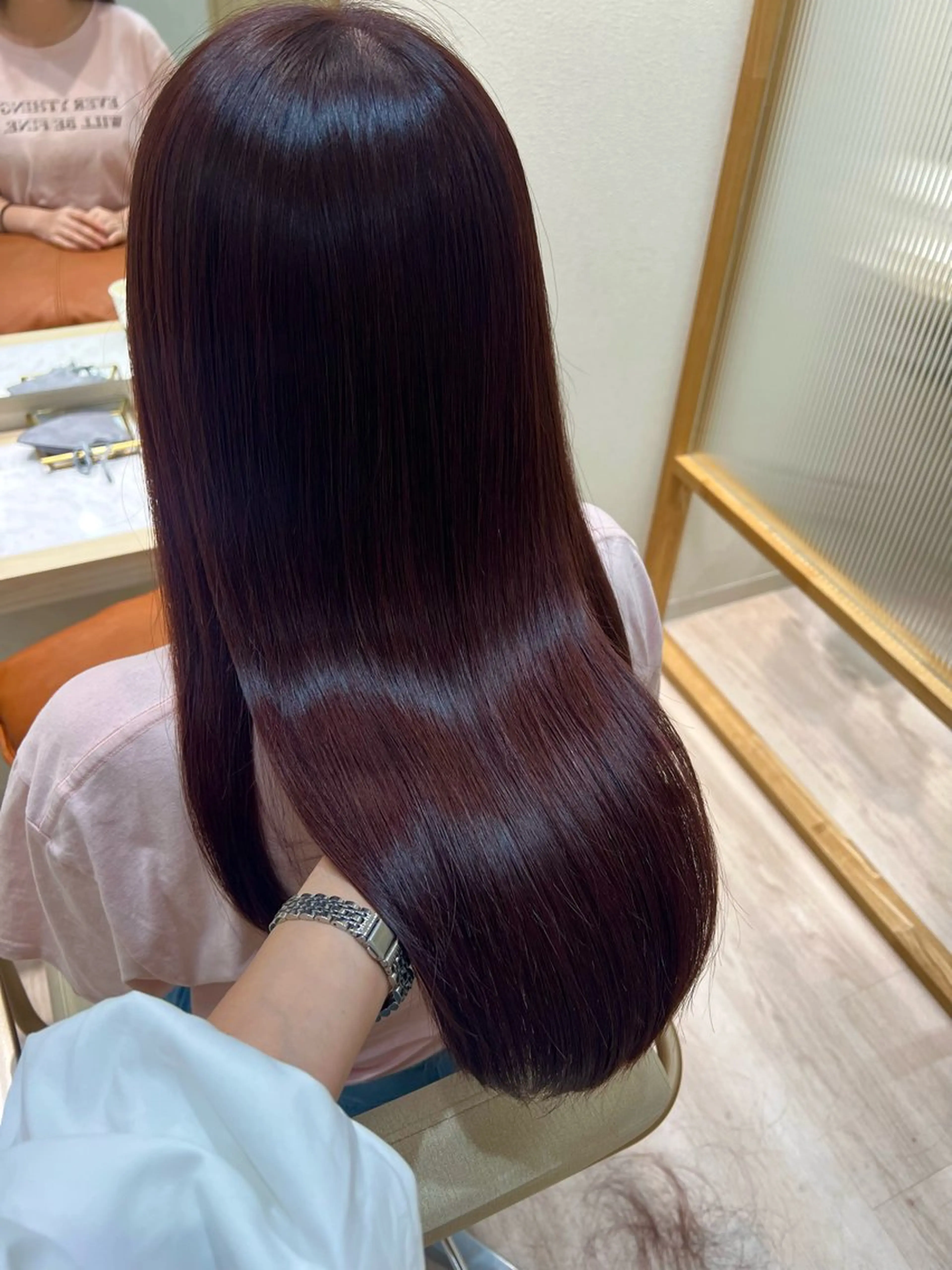 ロング カラー 透明感カラー くびれヘア 顔まわりレイヤー 髪質改善 韓国風ヘア shindo lisa🎀🪽のヘアスタイル