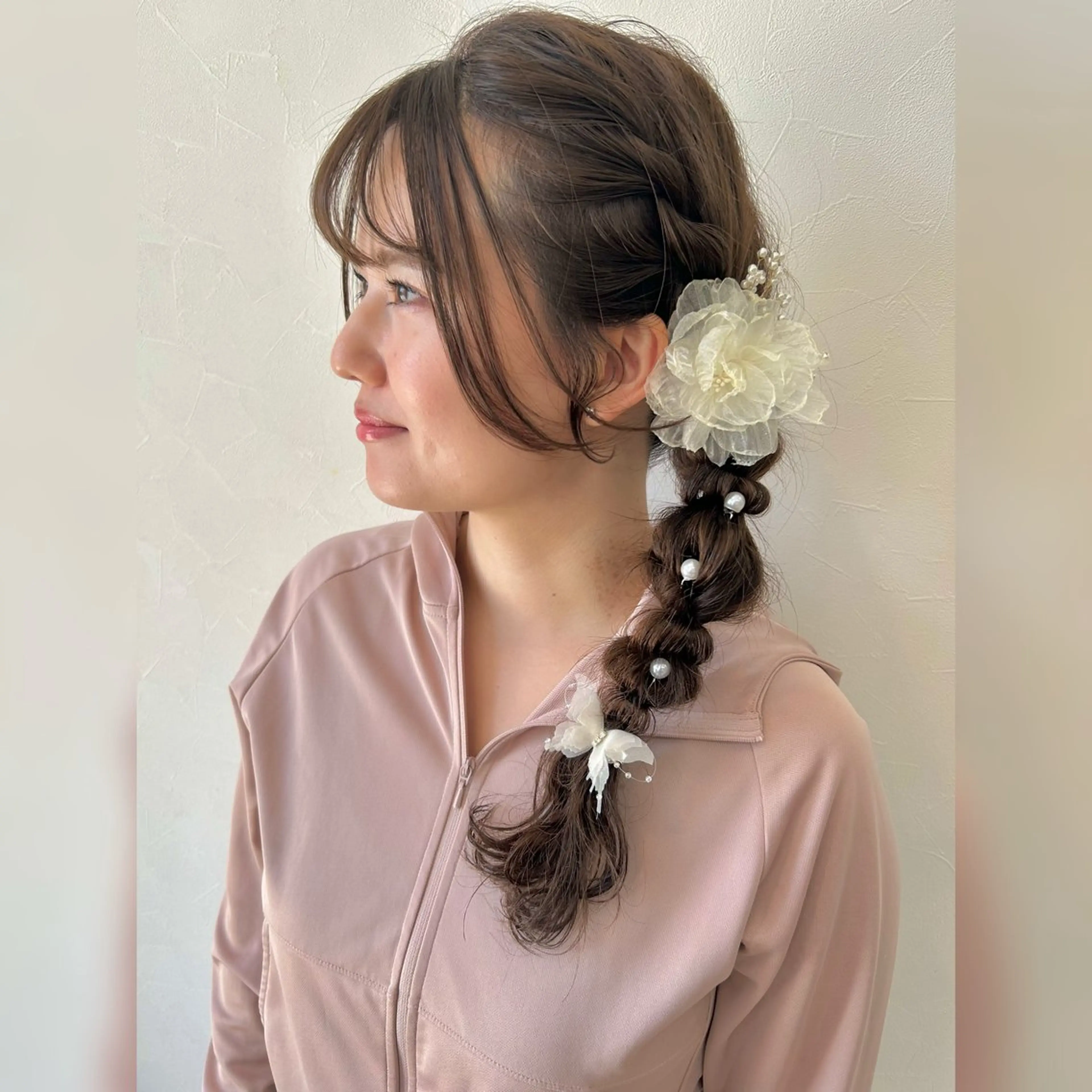 ヘアアレンジ ヘアセット お子様と美容室🧸 HidamaRi絢菜のヘアスタイル