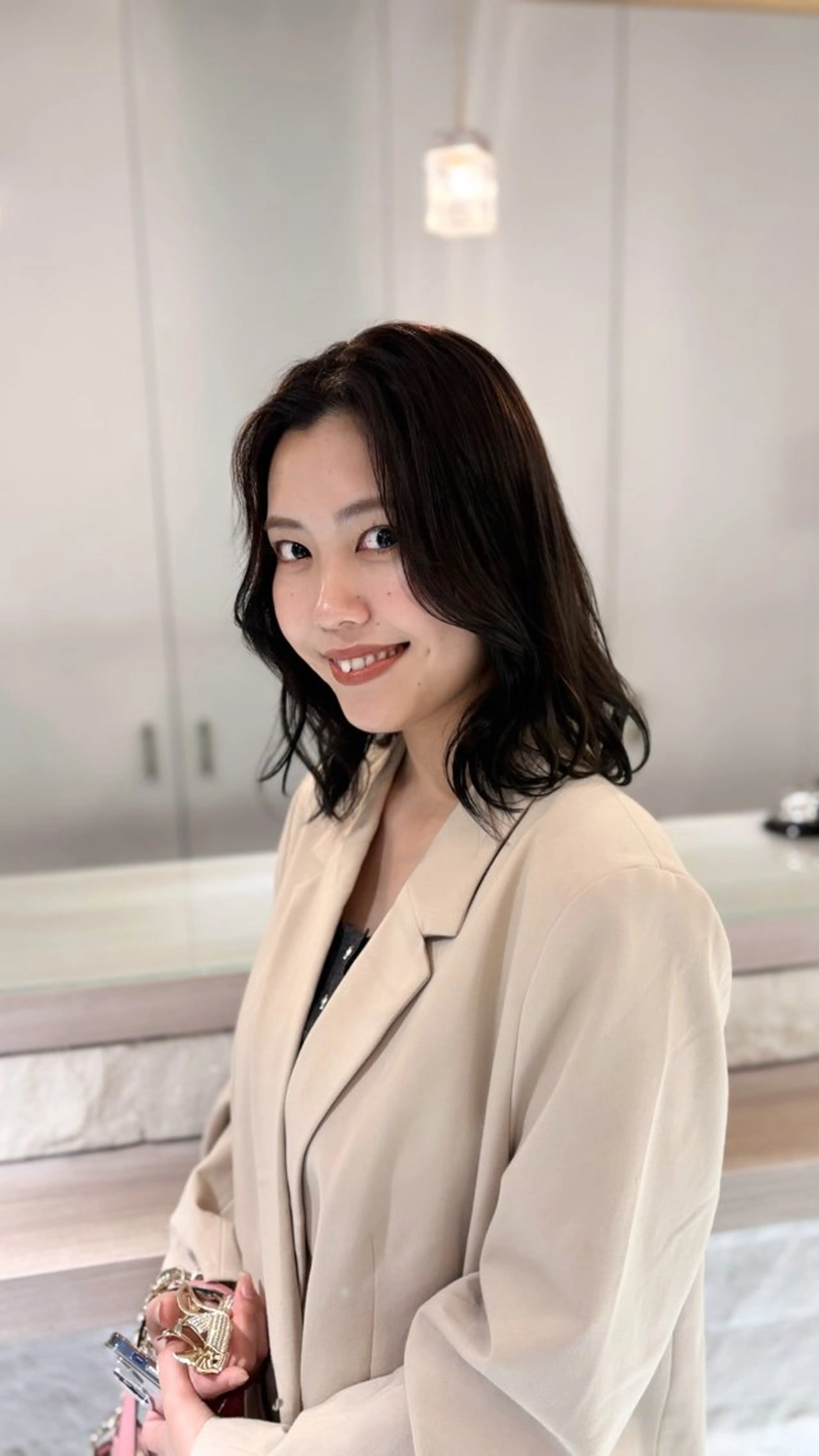 ミディアム ヘアカラー セット/着付け/上野 /カラー/🦋シオリのヘアスタイル