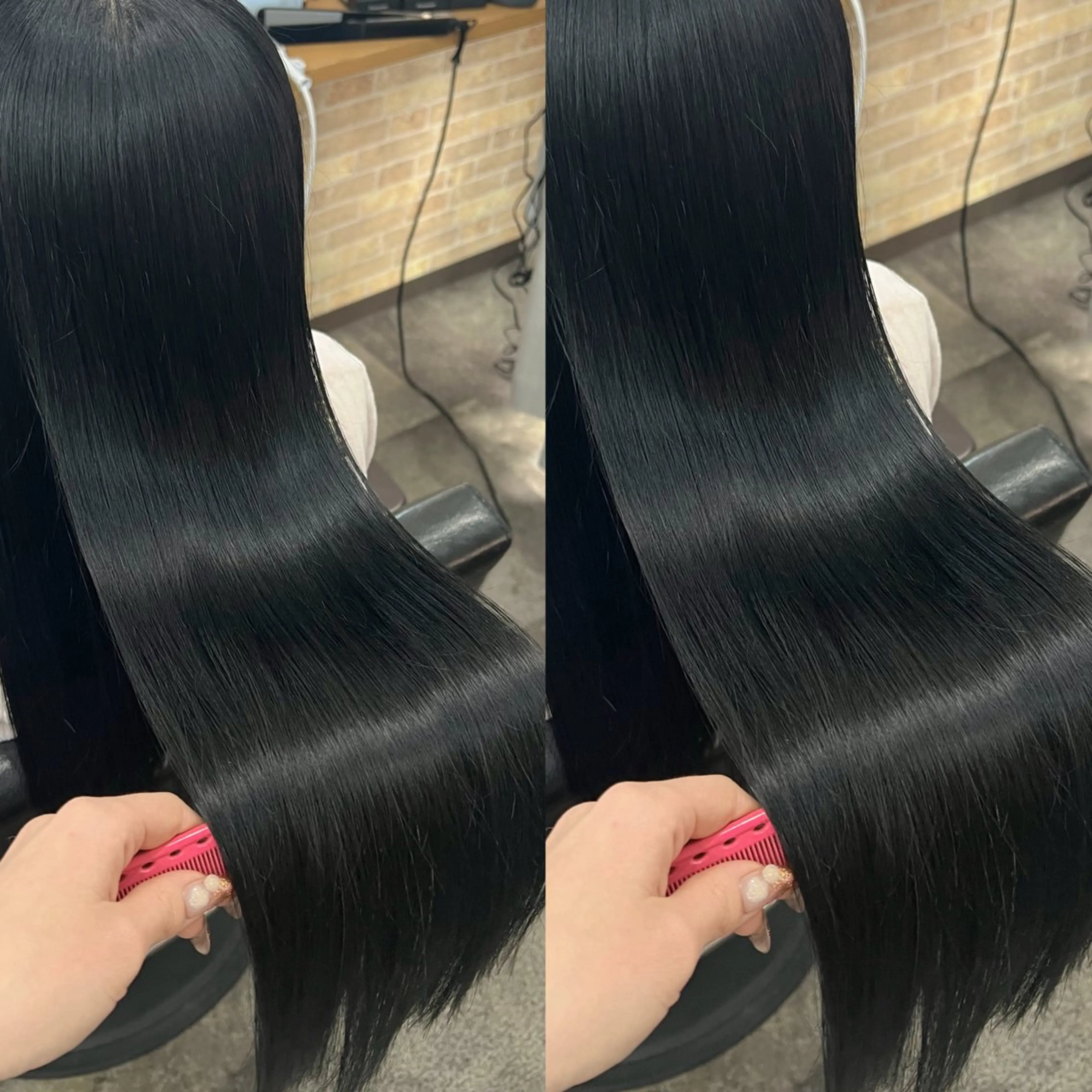 セミロング カラー カット ヘアカラー トリートメント 上質髪🪐 AIRI🪷‧₊˚のヘアスタイル