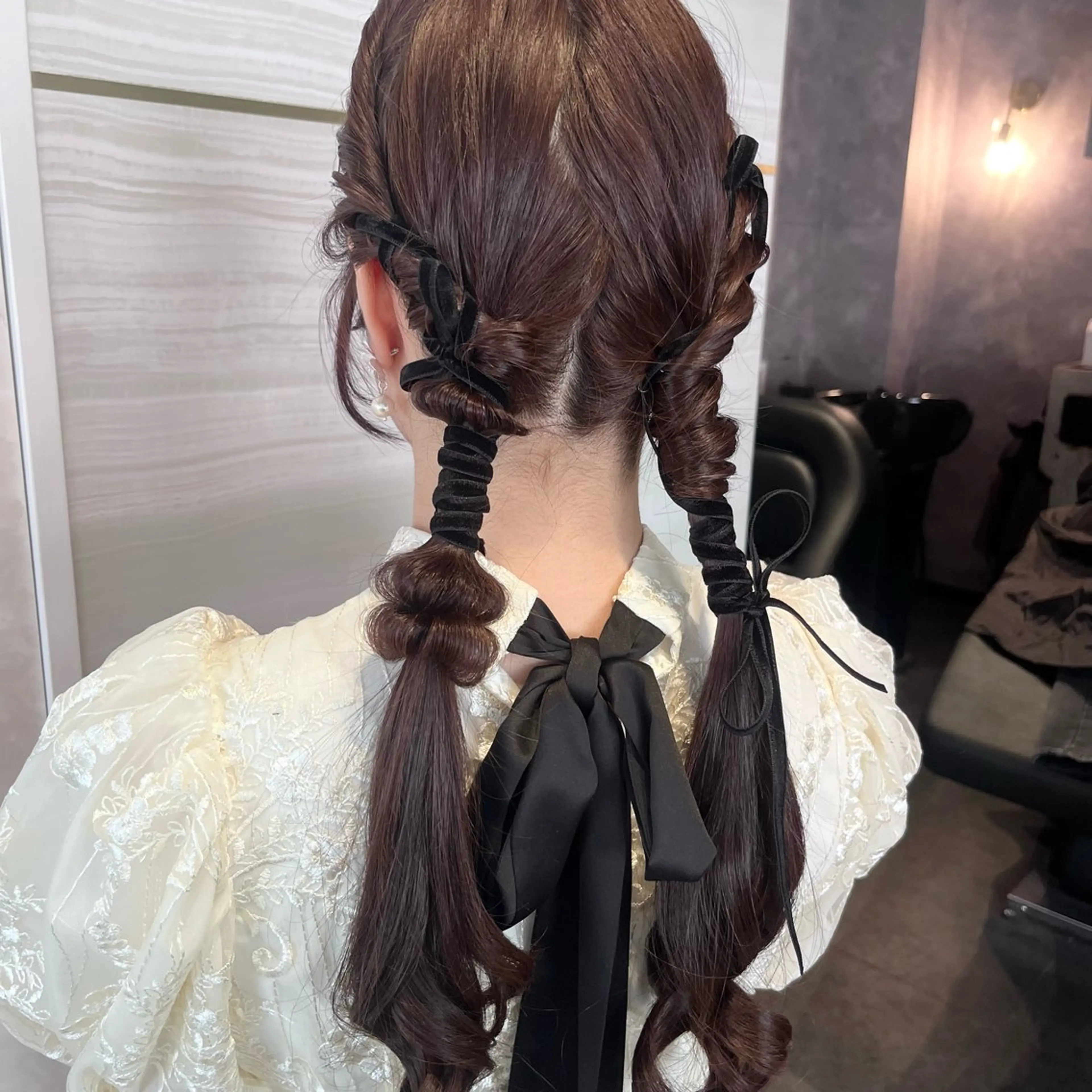 ロング ヘアアレンジ 🫧Ess 🎀chihinaのヘアスタイル