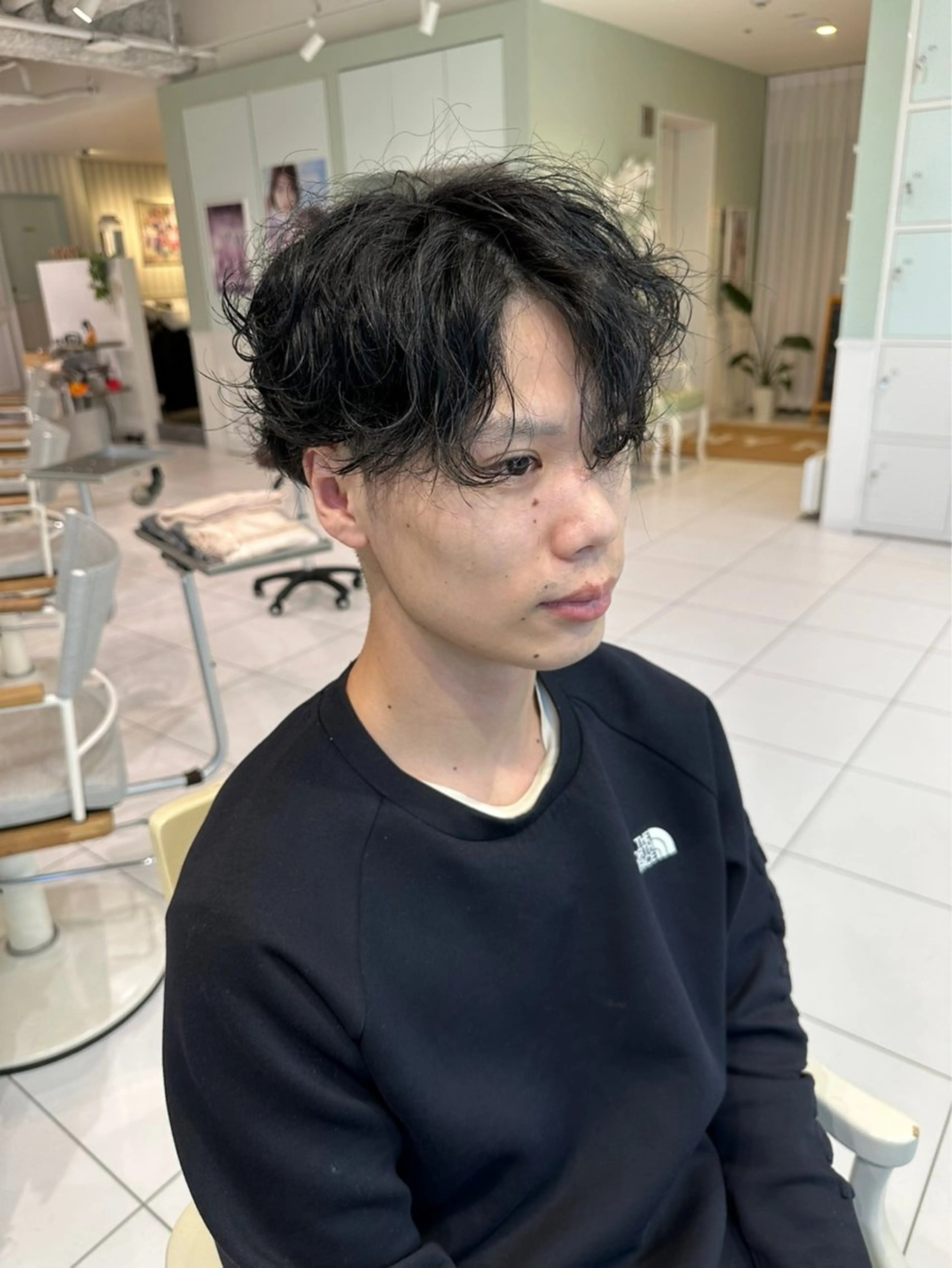 ショート パーマ メンズ L’Aube ami所属・佐野 拓海のヘアスタイル