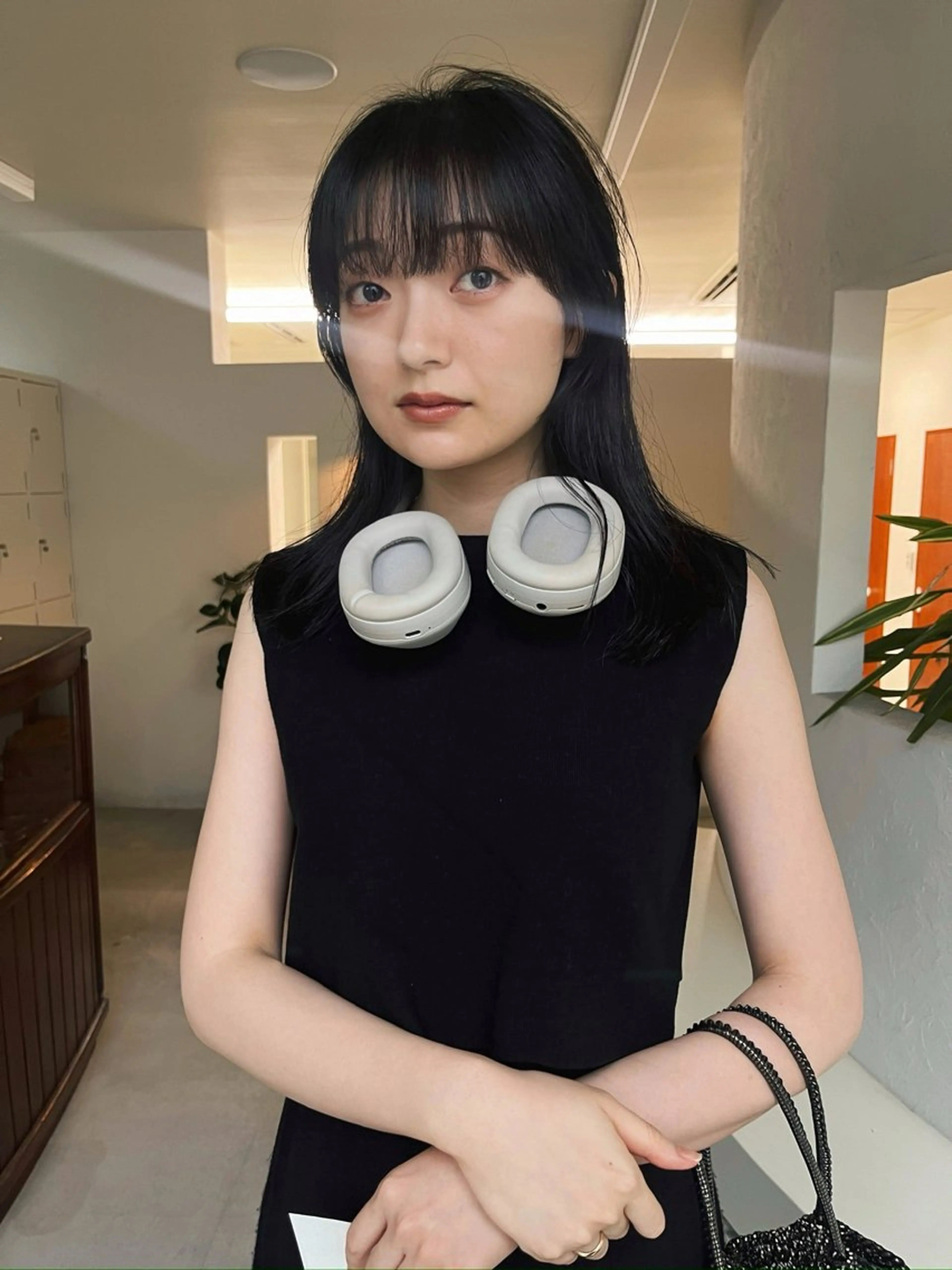 ロング レイヤーカット ロング メンズハイトーン/栄 /イトウタケルのヘアスタイル