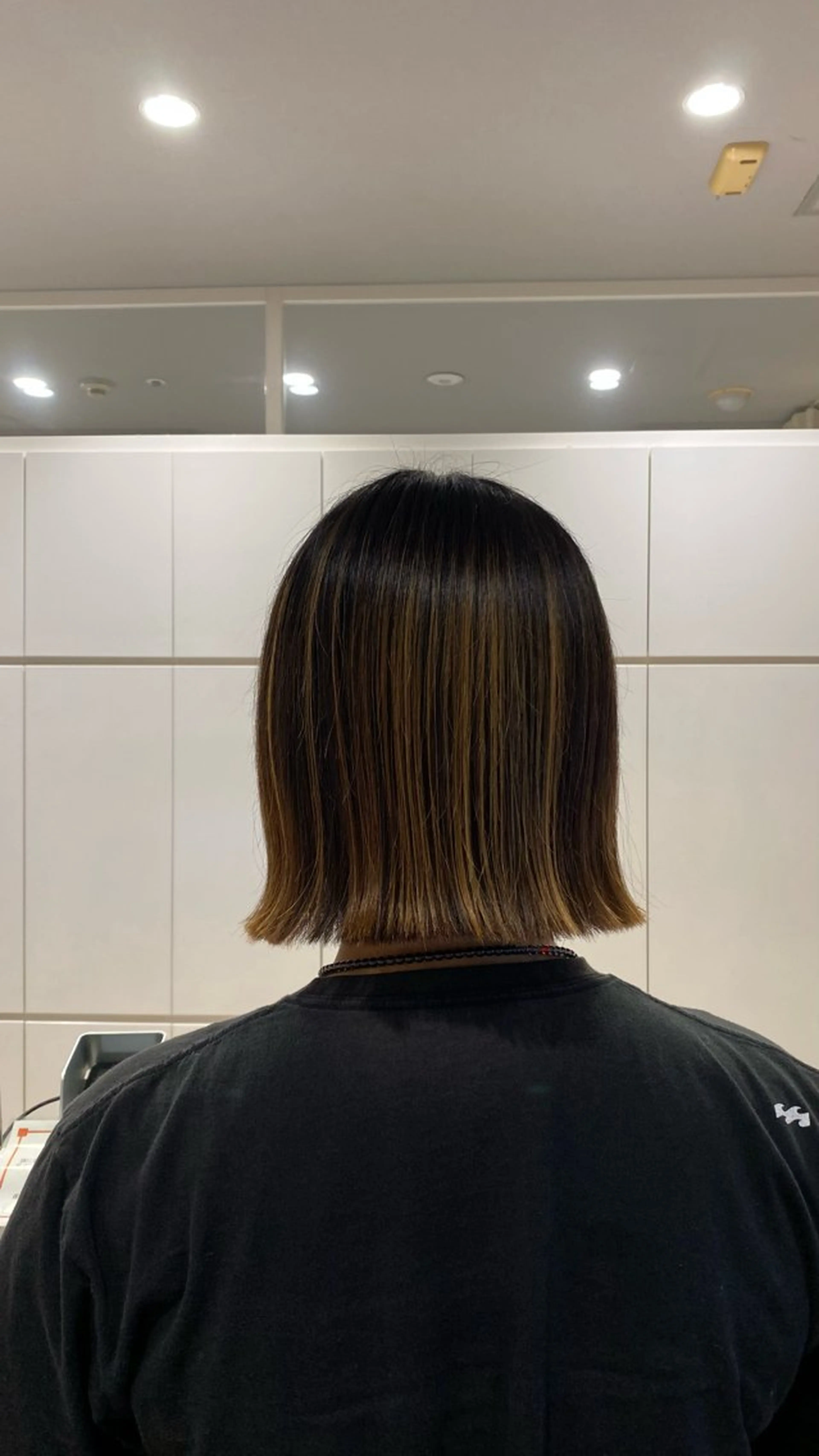 ショート ボブ 間城 樹里のヘアスタイル