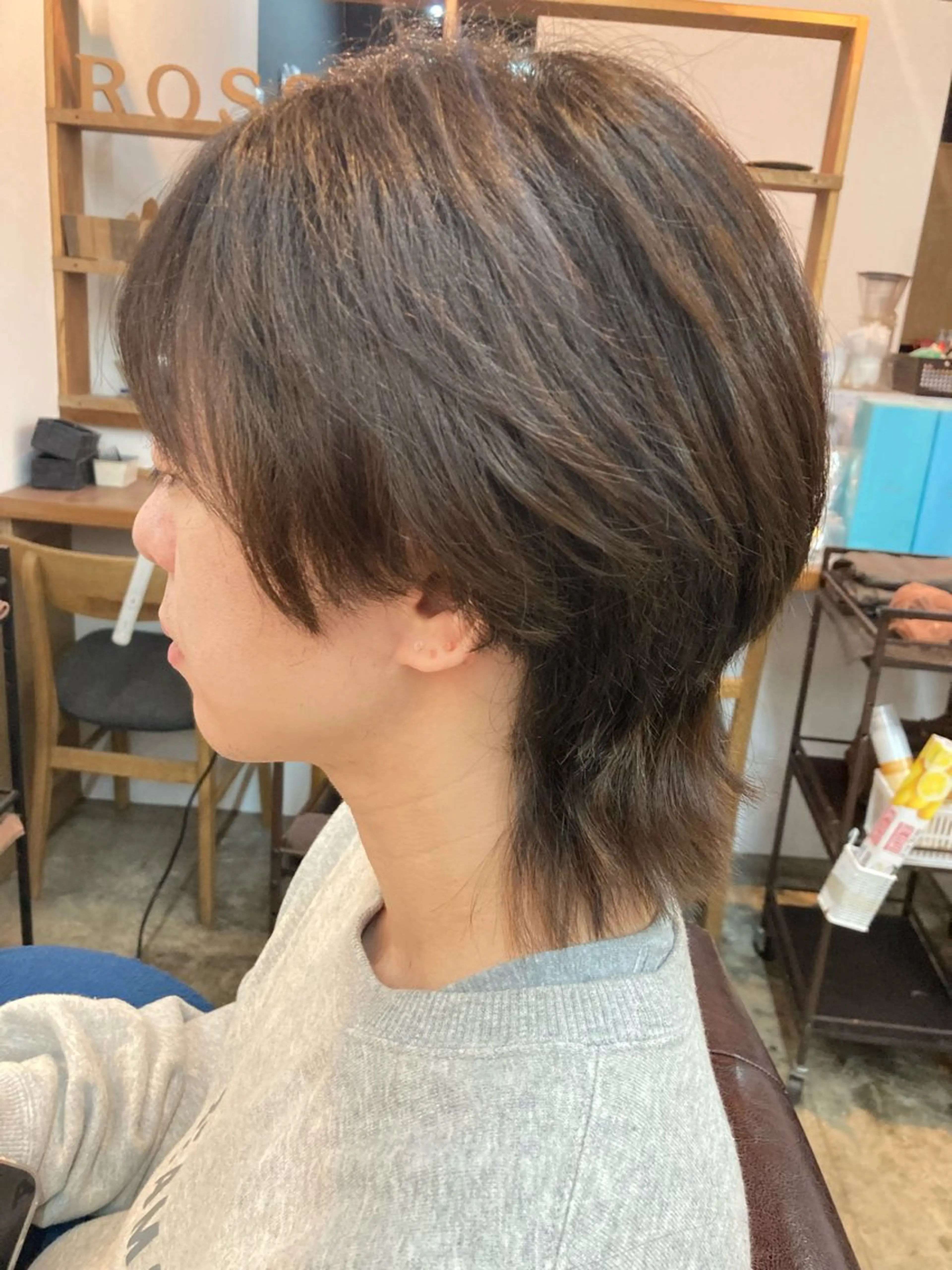 ミディアム ウルフカット カット ROSSO Hair&SPA五反野店所属・💫 シュン💫のヘアスタイル