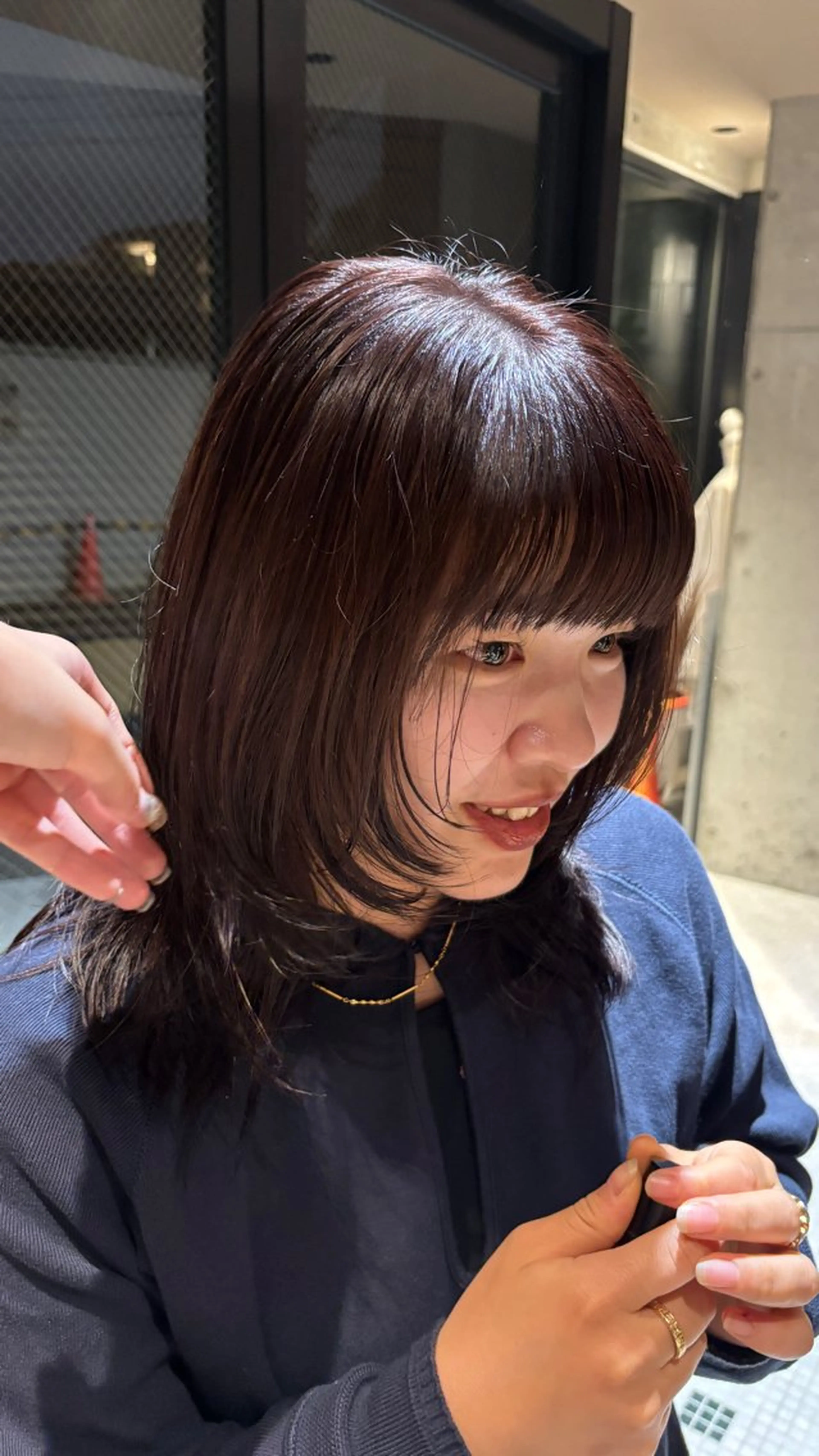 カラー ブラウンカラー ラベンダーカラー Yiye神宮前店所属・kuraoka saraのヘアスタイル