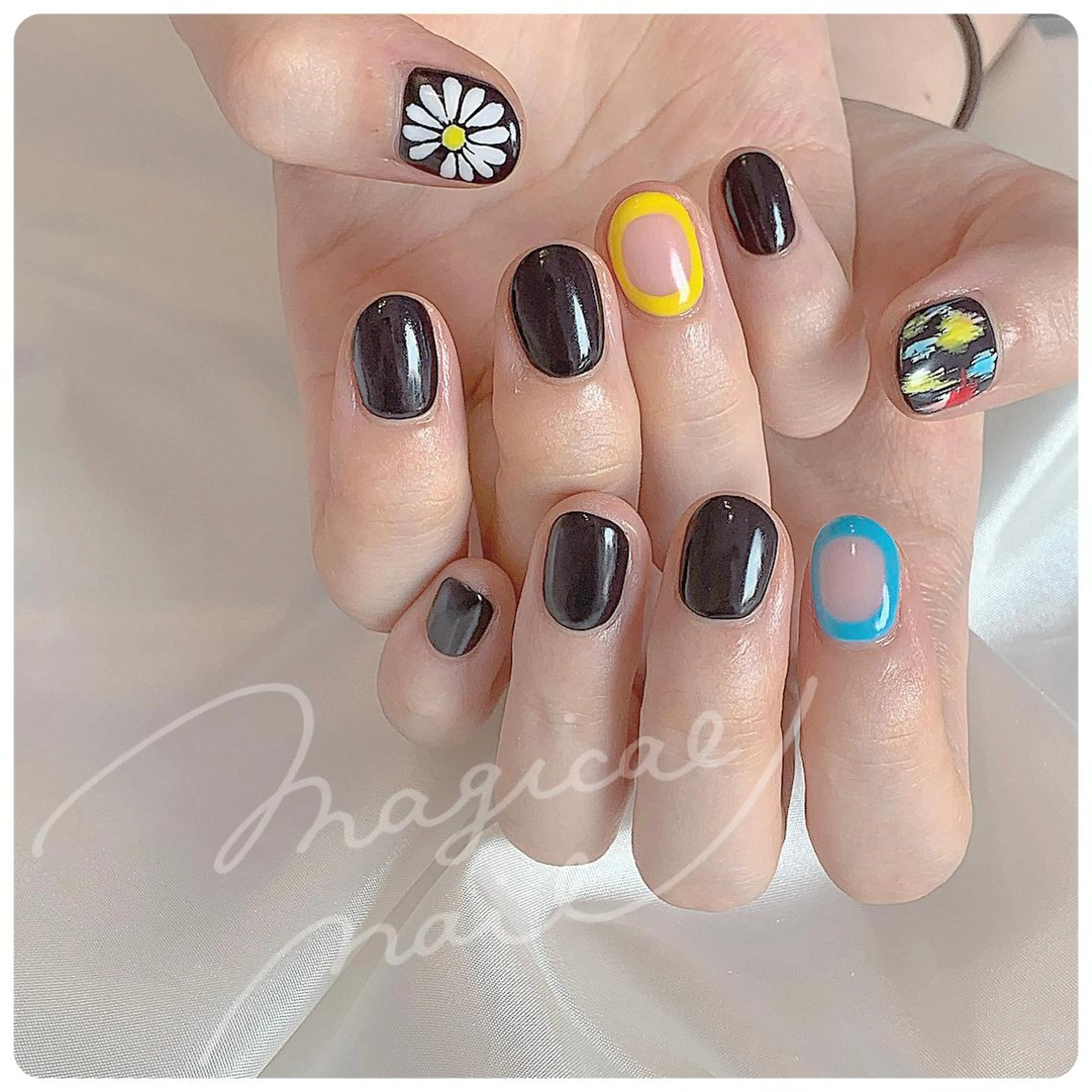 ネイル 持ち込み ハンドネイル magical nailのネイルデザイン