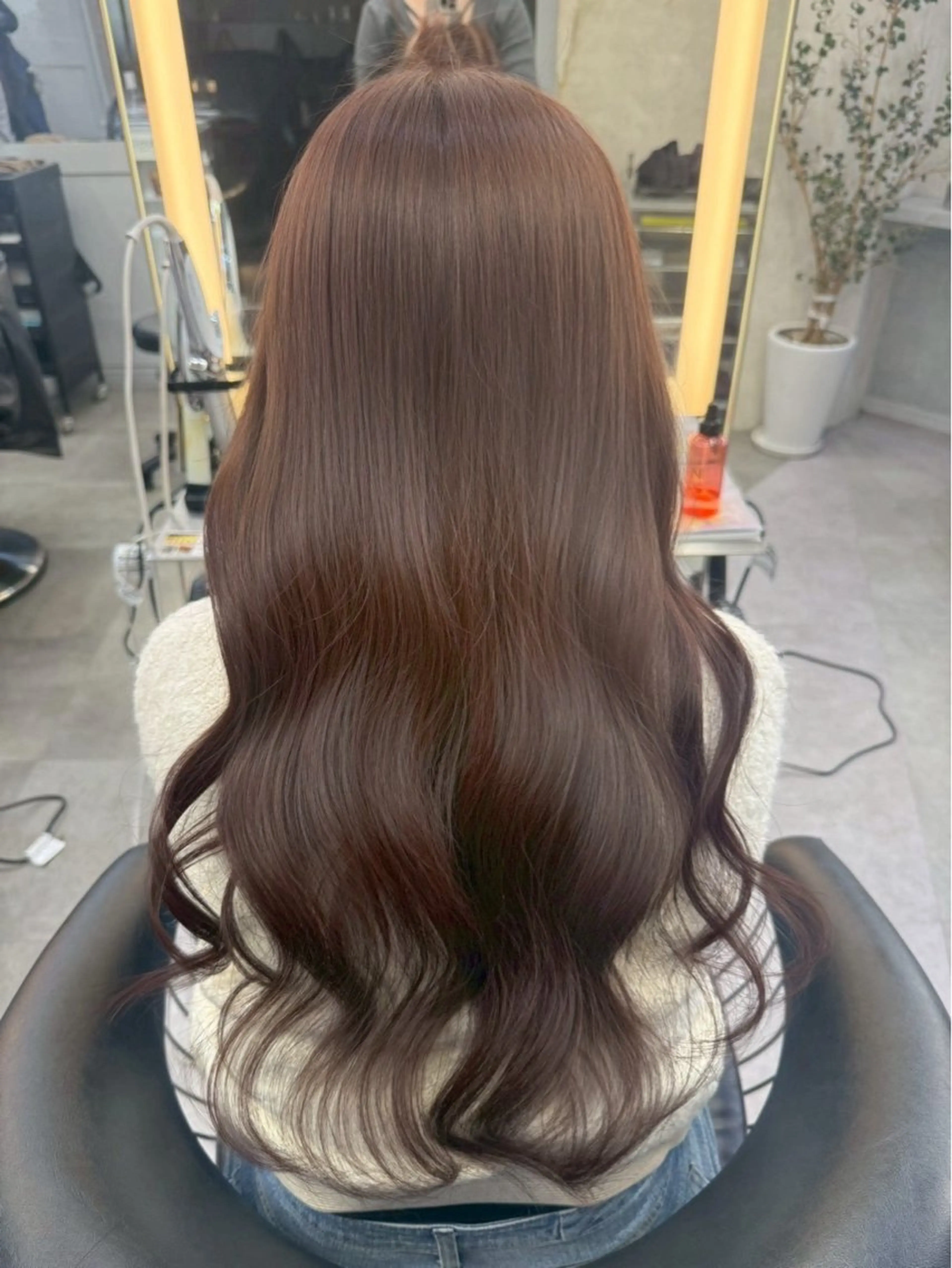 ロング カラー カット ヘアカラー トリートメント 韓国レイヤー× 艶髪 池袋/ハナ🌷のヘアスタイル