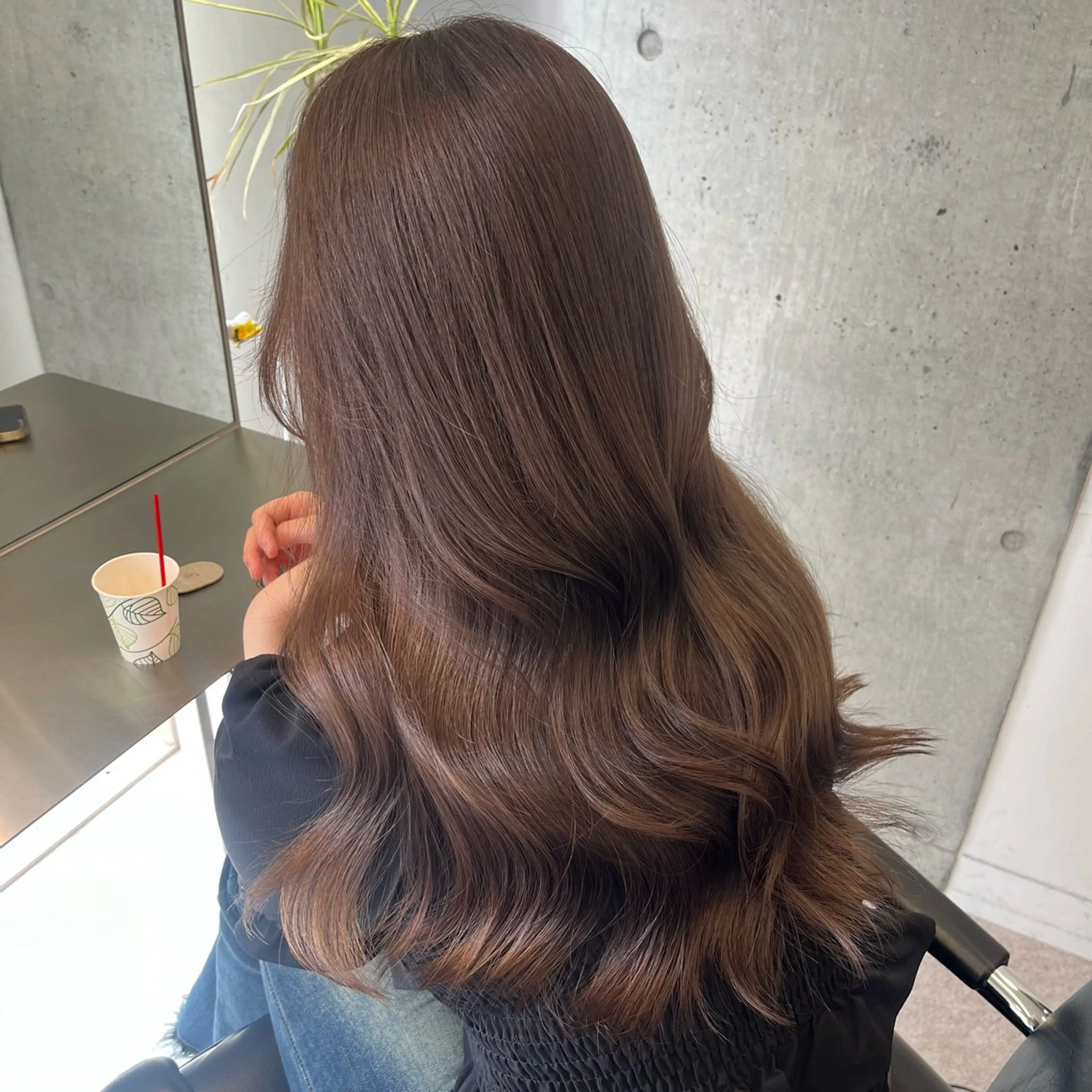 ロング カラー ヘアカラー ミルクティーベージュ /sara💛のヘアスタイル