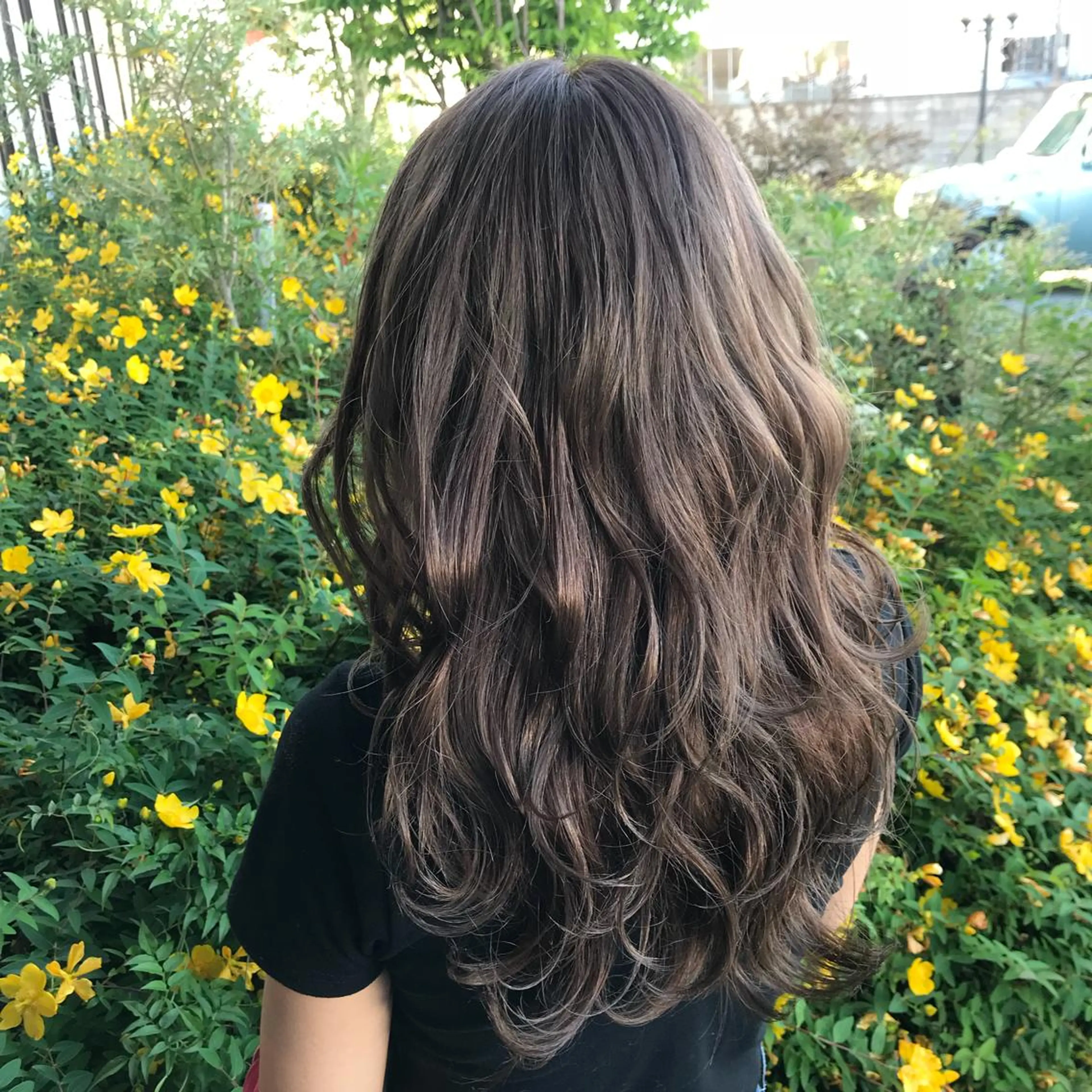 【新規限定】💇コテで巻いたような仕上がり⭐️カット&デジタルパーマ+トリートメント✨の写真