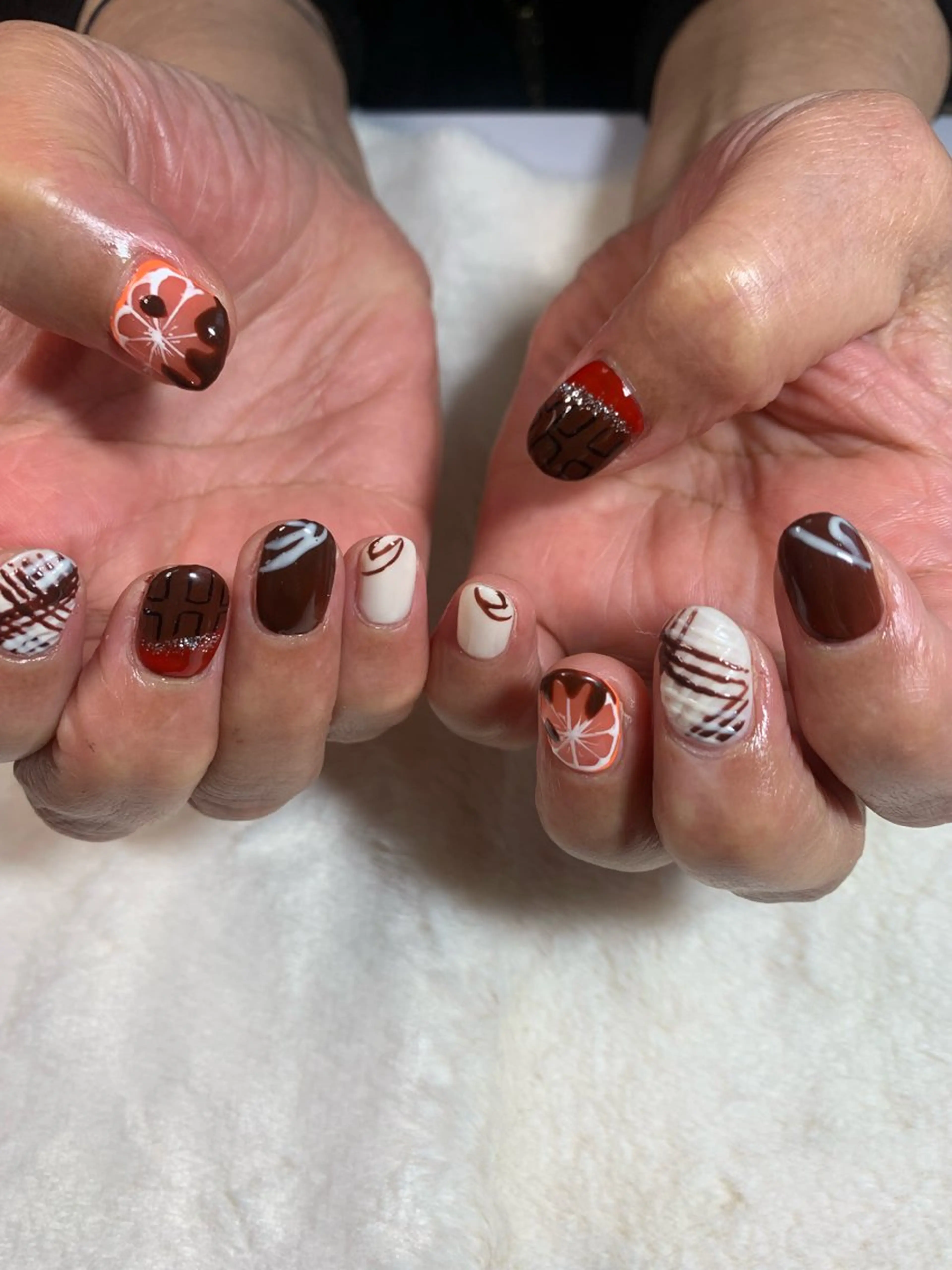 ネイル バレンタイン 北川 恭子のネイルデザイン