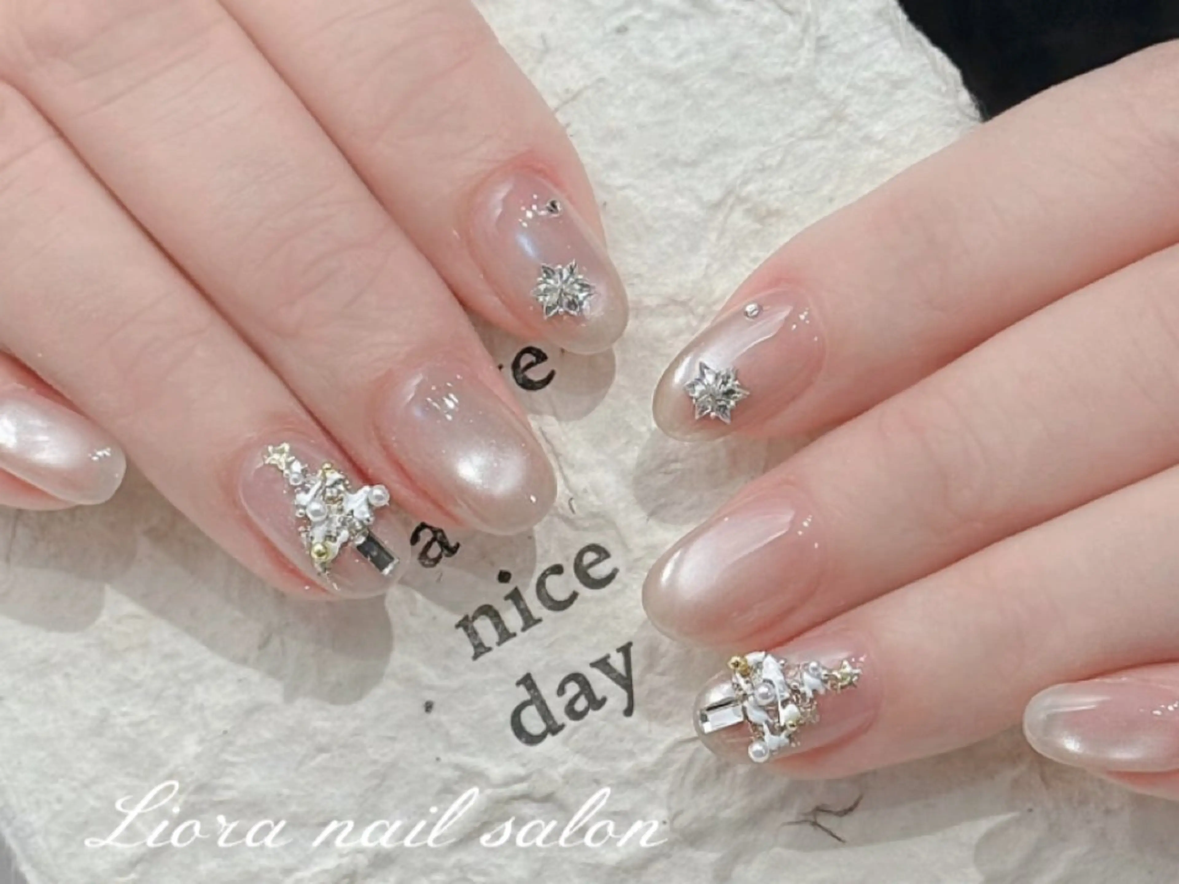 ネイル チークネイル フットネイル フレンチネイル ジェルネイル ガーリー ハンドネイル Liora nail スカルプ専門店のネイルデザイン