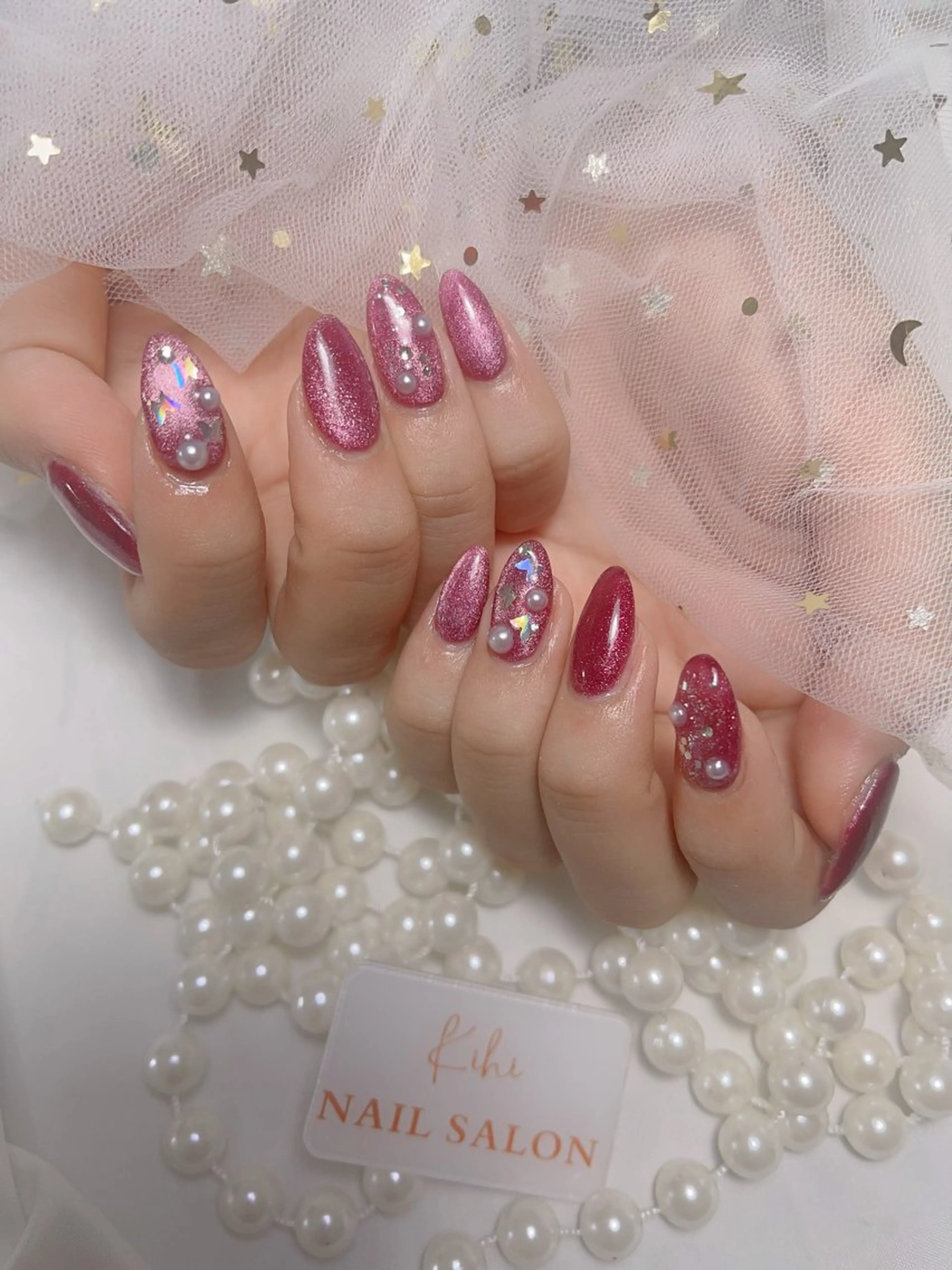 ネイル ハンドネイル ハンドケア さくら💮💮 【オフ無料】のネイルデザイン