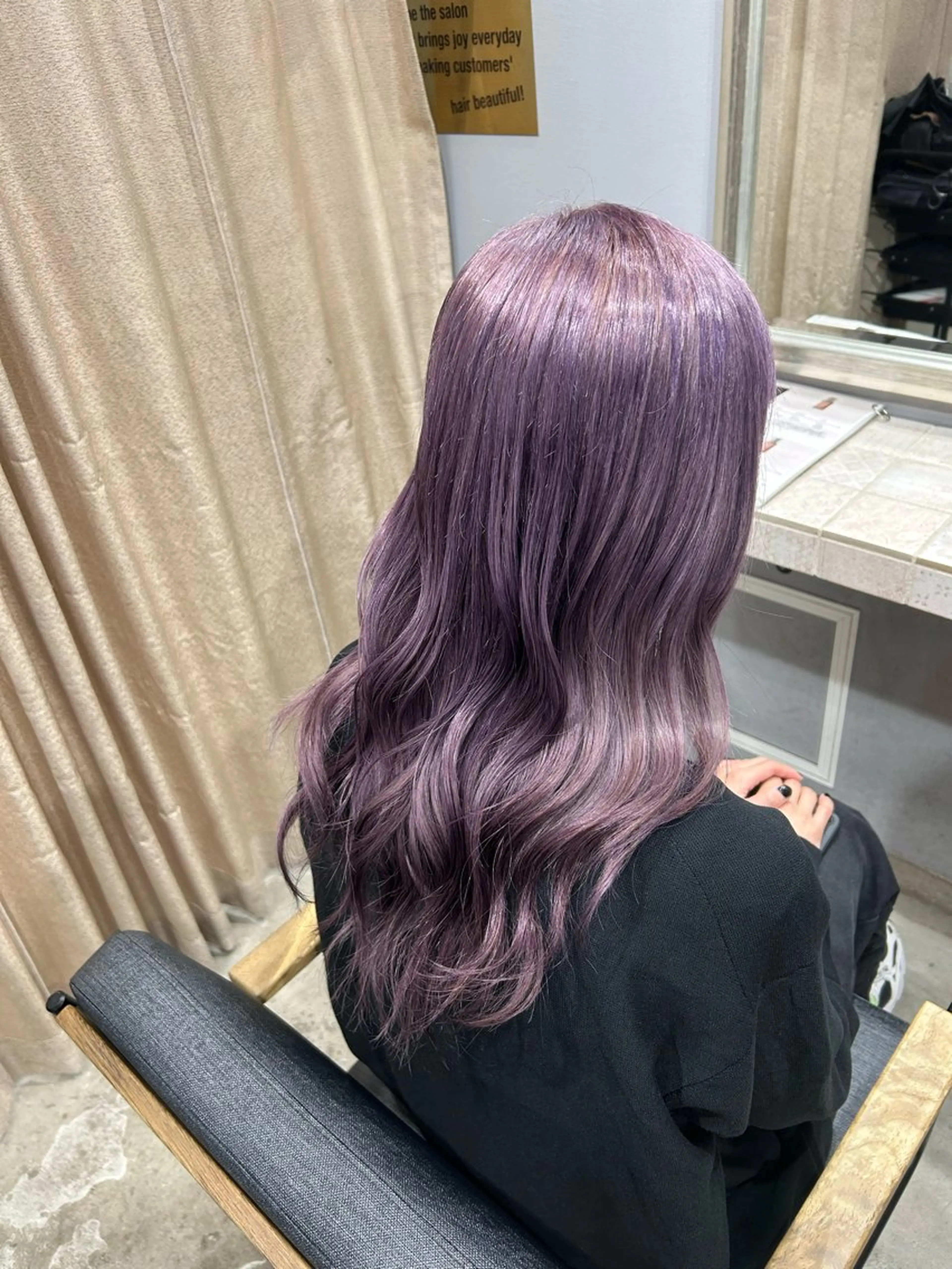 カラー 🫧ハイライトモデル 募集🫧溝口結麻のヘアスタイル